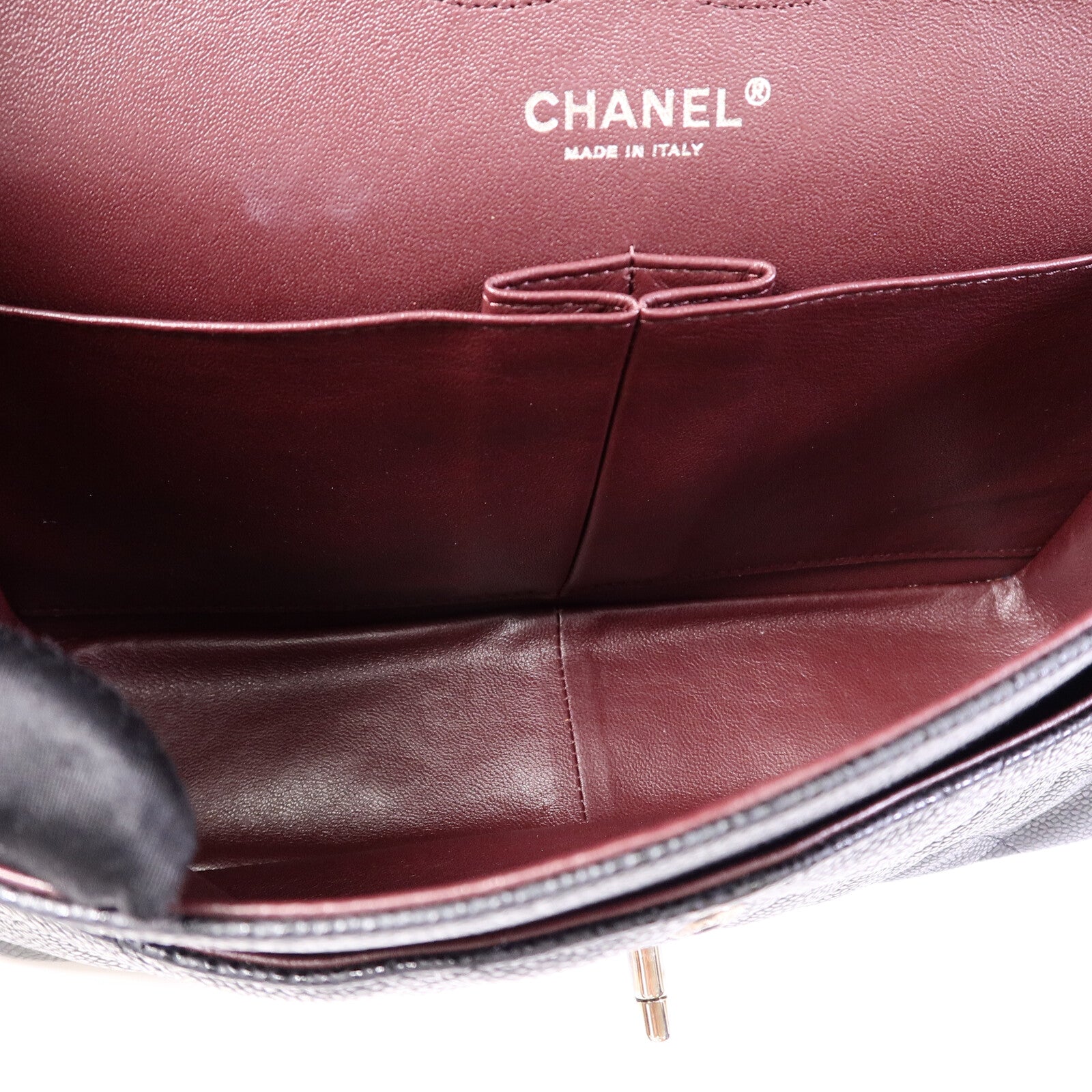 CHANEL 牛皮皮革Large Classic鏈帶肩背袋