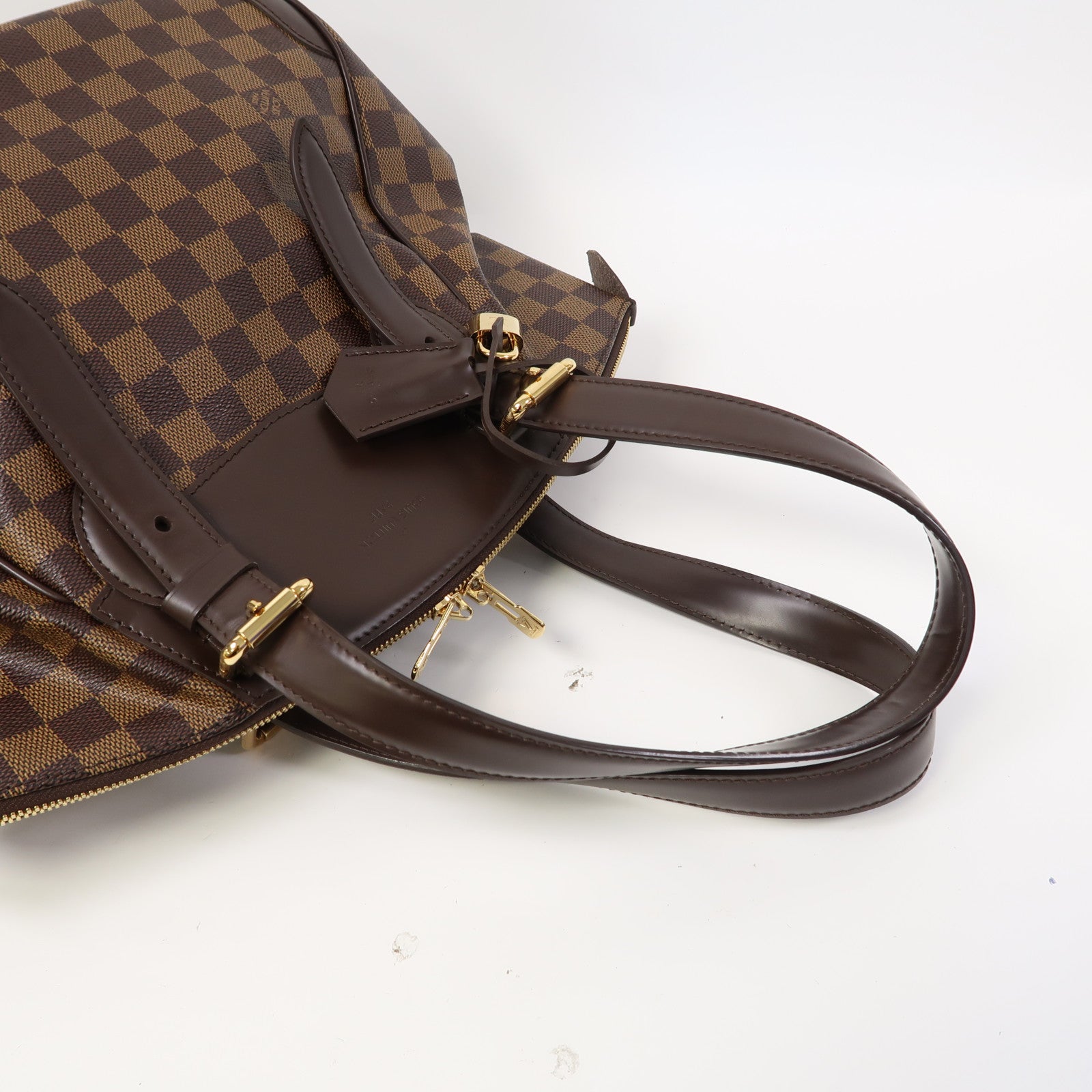 LOUIS VUITTON 【激減優惠】Damier Verona MM金扣肩背袋啡色