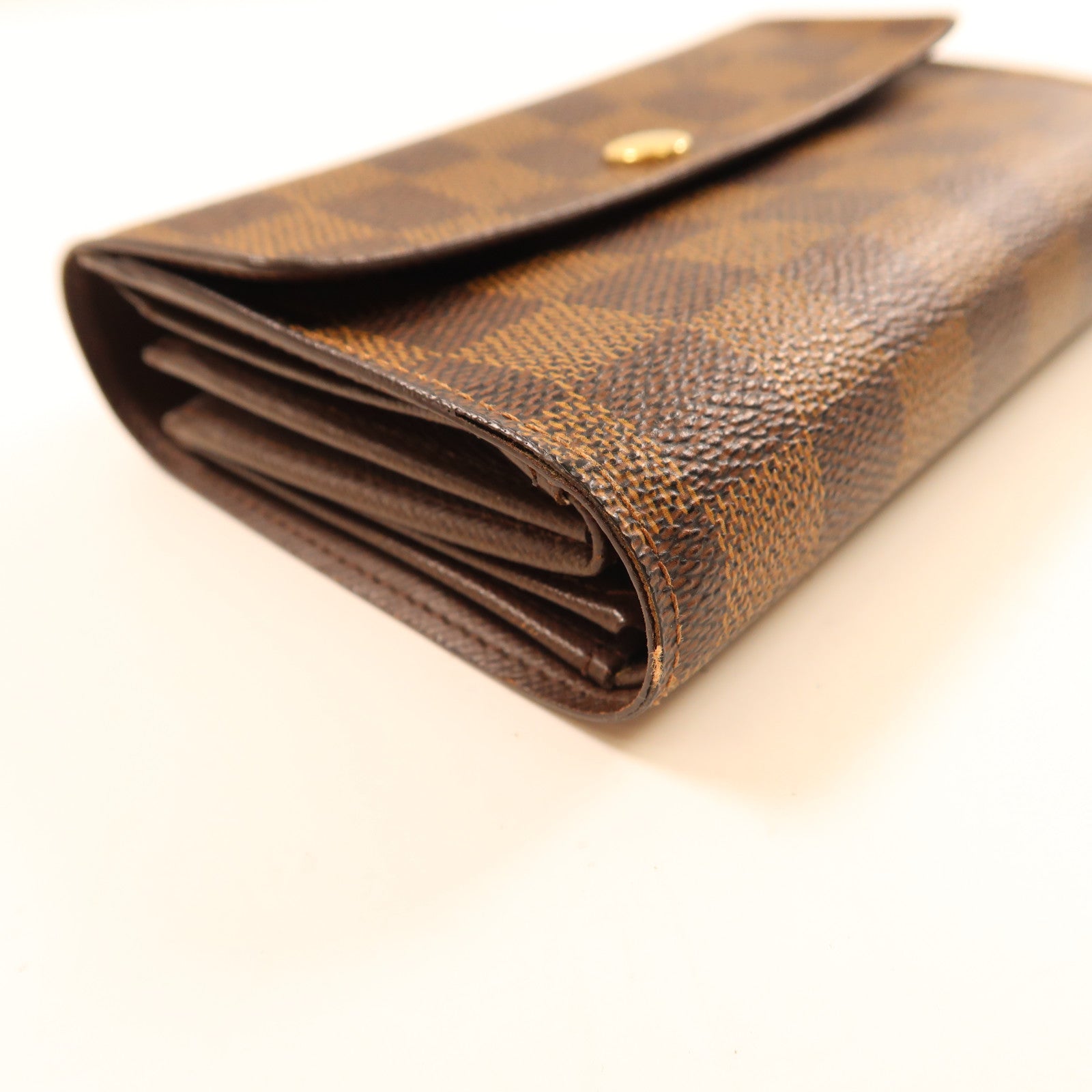 LOUIS VUITTON 【激減優惠】Damier Wallet金扣錢包