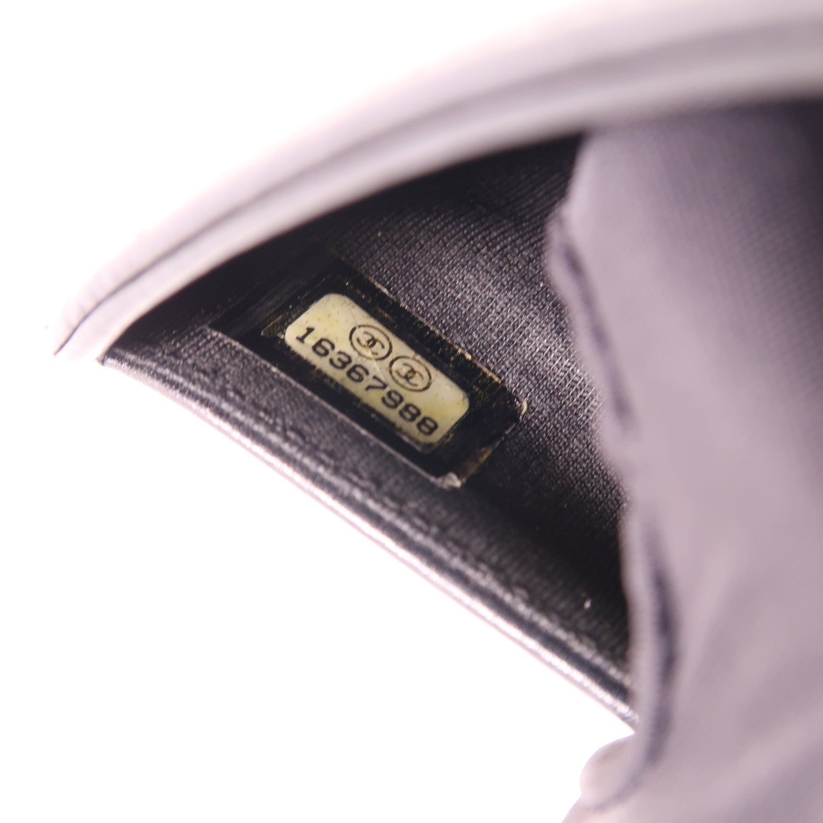 CHANEL 牛皮皮革Bifold Wallet銀扣錢包