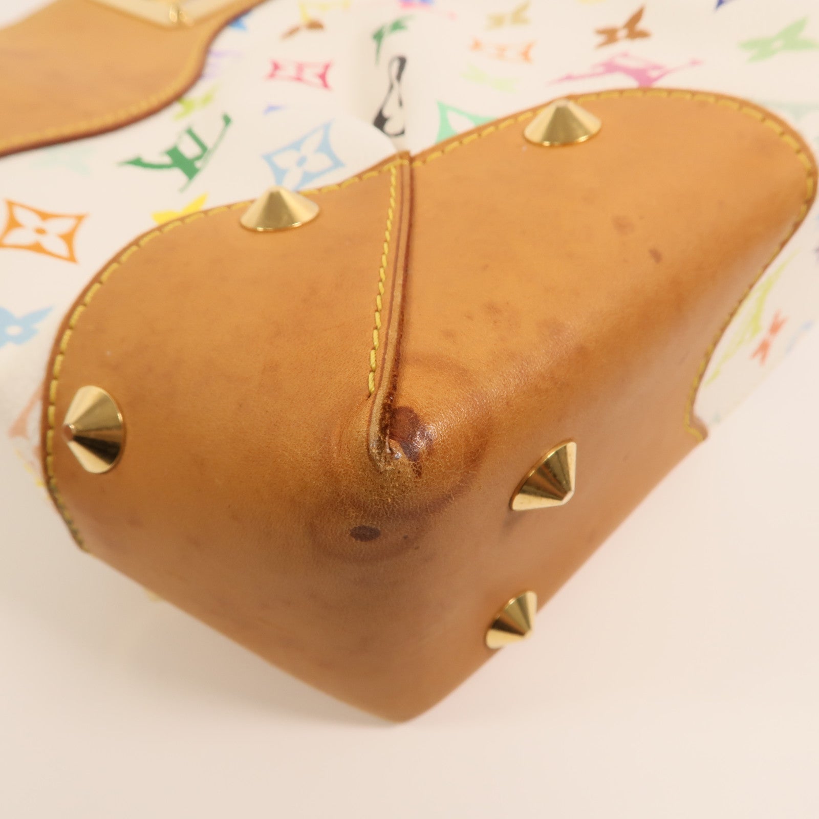 LOUIS VUITTON Monogram Multicolore Judy MM金扣鏈帶手挽肩背兩用袋