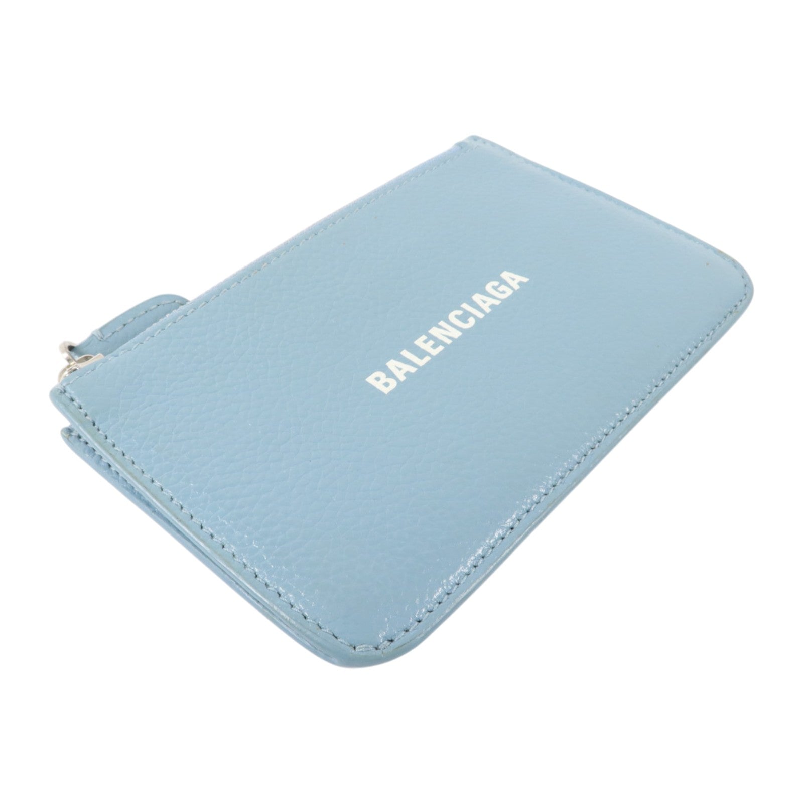BALENCIAGA 牛皮皮革Coin and Card Holder銀扣零錢包/卡片套