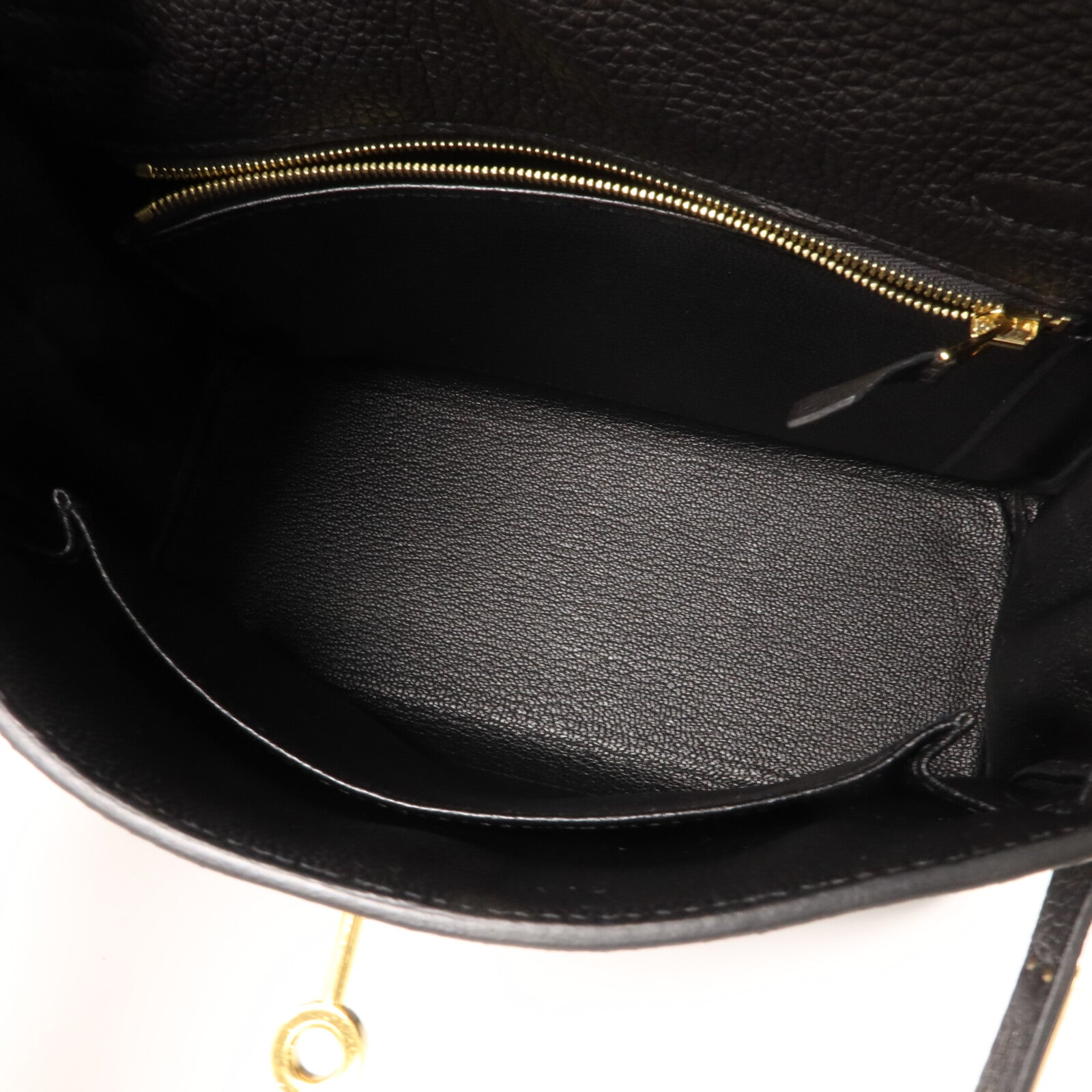 HERMES Togo皮革Kelly 25手挽肩背兩用袋Noir