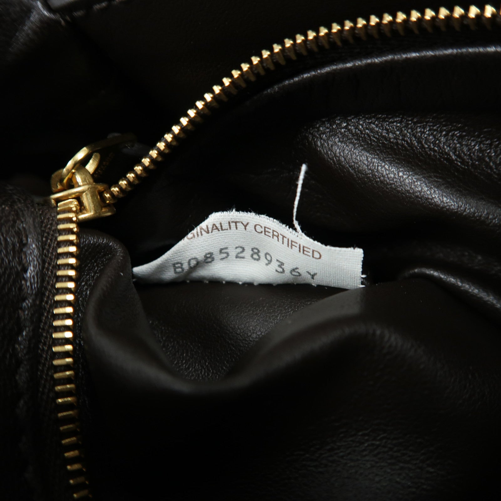 BOTTEGA VENETA 織紋皮革Shoulder Bag金扣肩背袋啡色