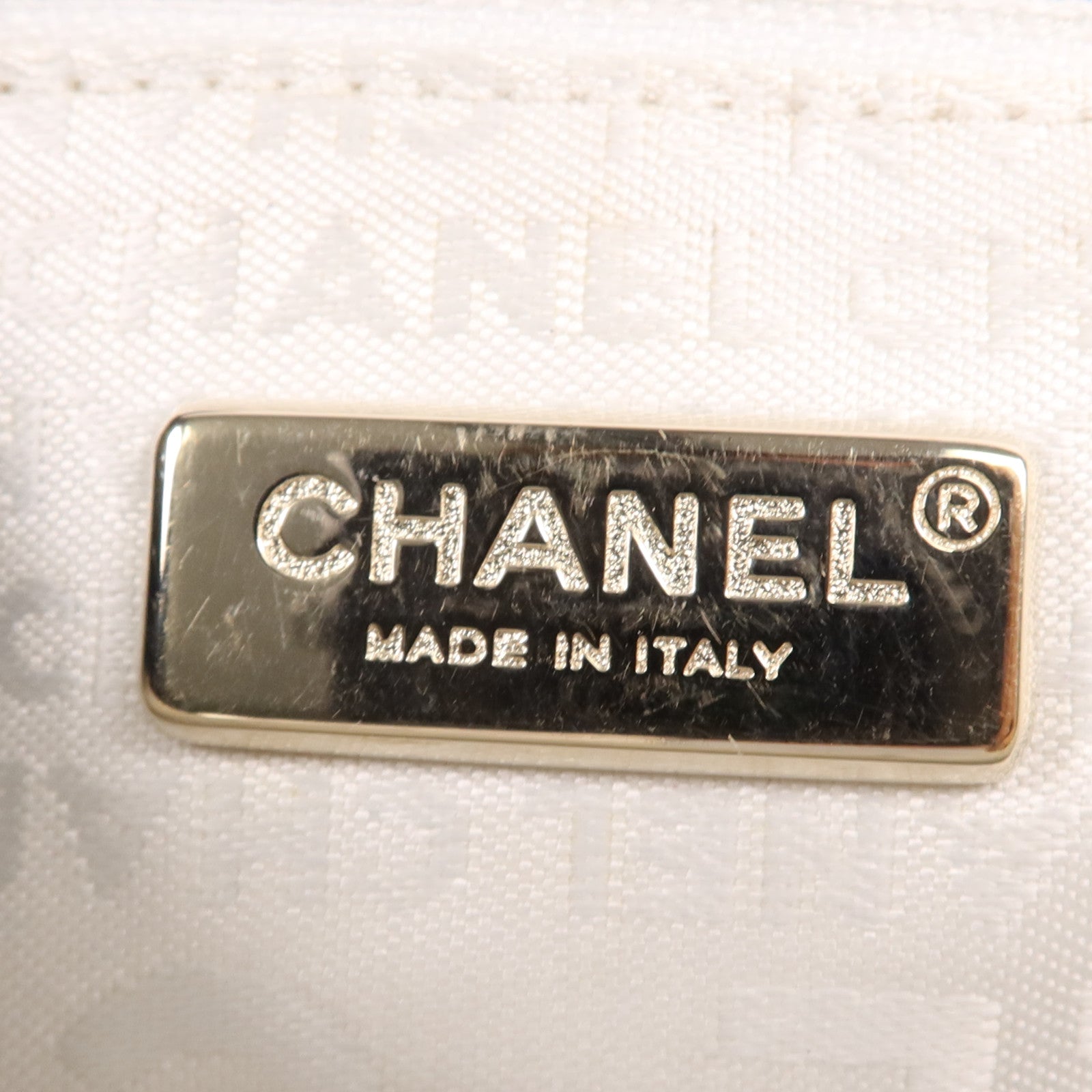 CHANEL 羊皮皮革Chain Shoulder Bag金扣鏈帶肩背袋