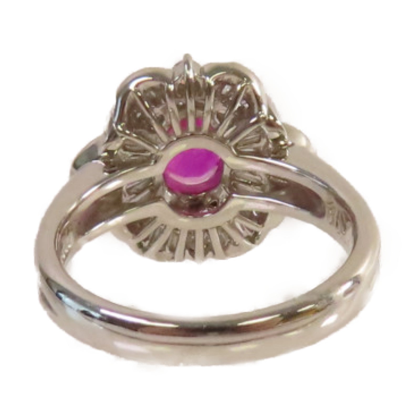 JEWELRY 【激減優惠】P900T鉑金1.39ct紅寶石/0.54ct鑽石Ruby Ring戒指US#5.75