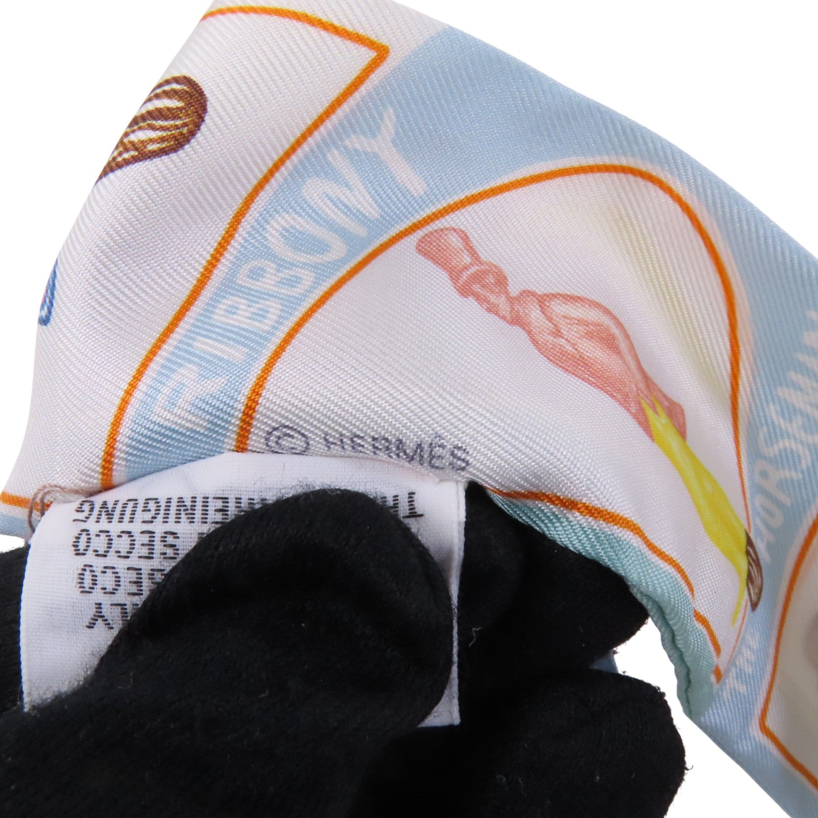 HERMES 絲質Twilly Scarf絲巾