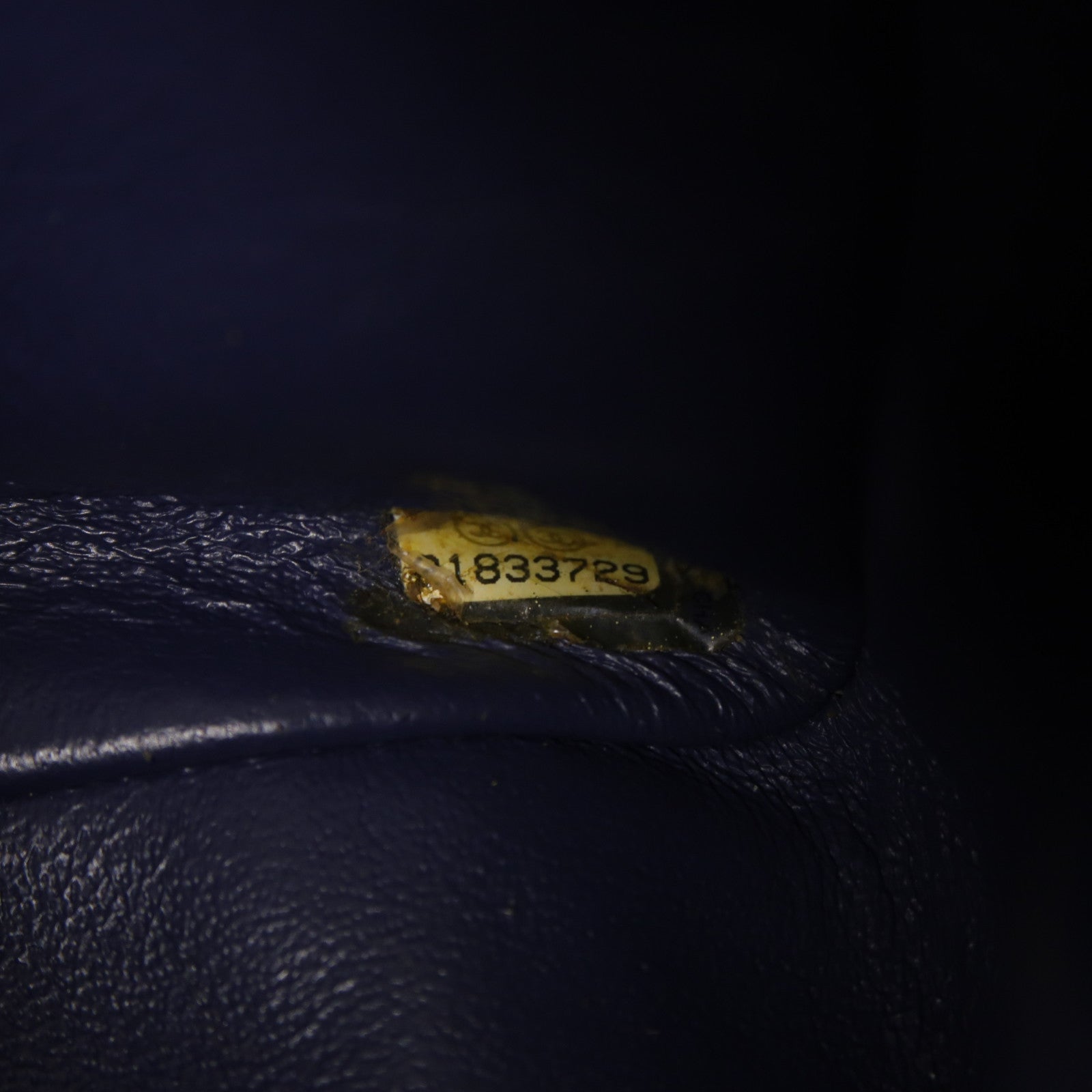 CHANEL CC Chain Shoulder Bag Calfskin Leather Blue