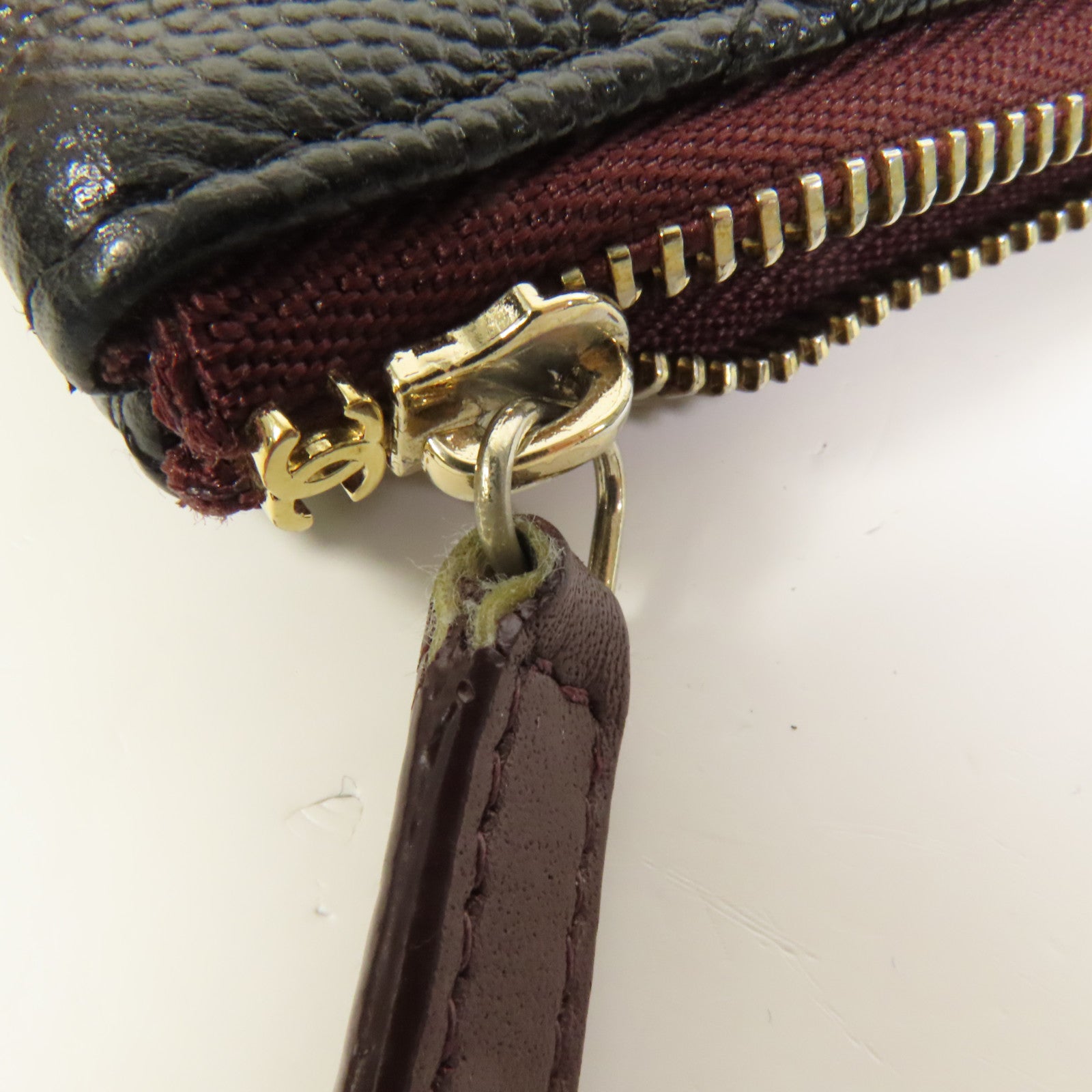 CHANEL 牛皮皮革Classic Zipped Pouch金扣手拿包