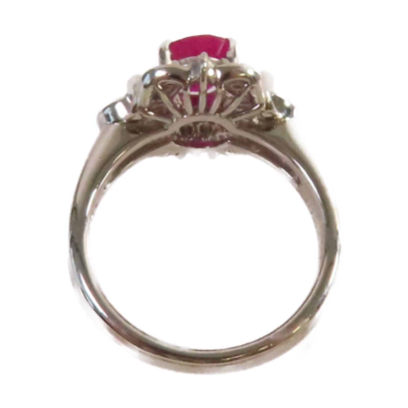 JEWELRY 【激減優惠】P900T鉑金1.39ct紅寶石/0.54ct鑽石Ruby Ring戒指US#5.75