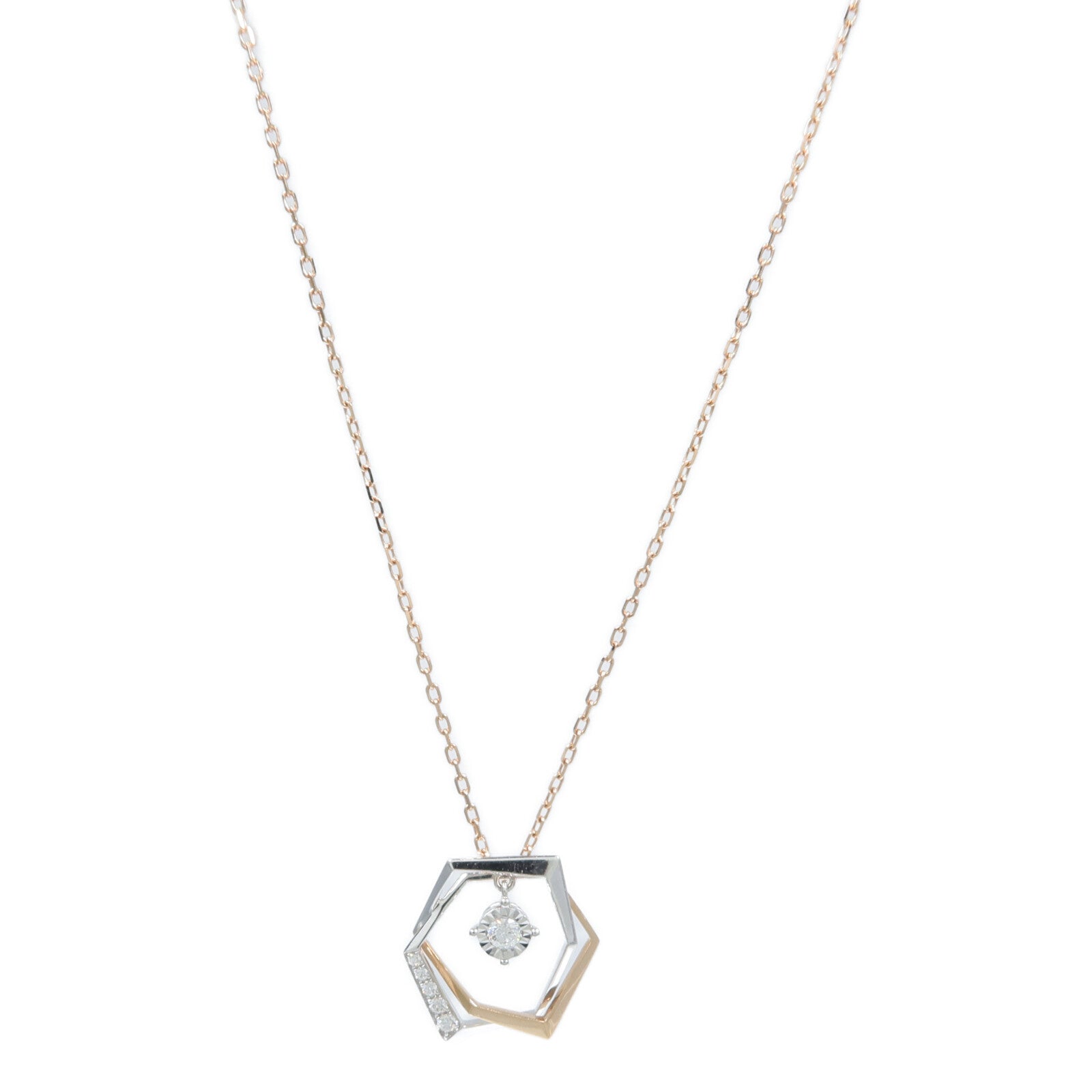 JEWELRY 18K玫瑰金/黃金/白金Diamond Necklace鑽石項鍊