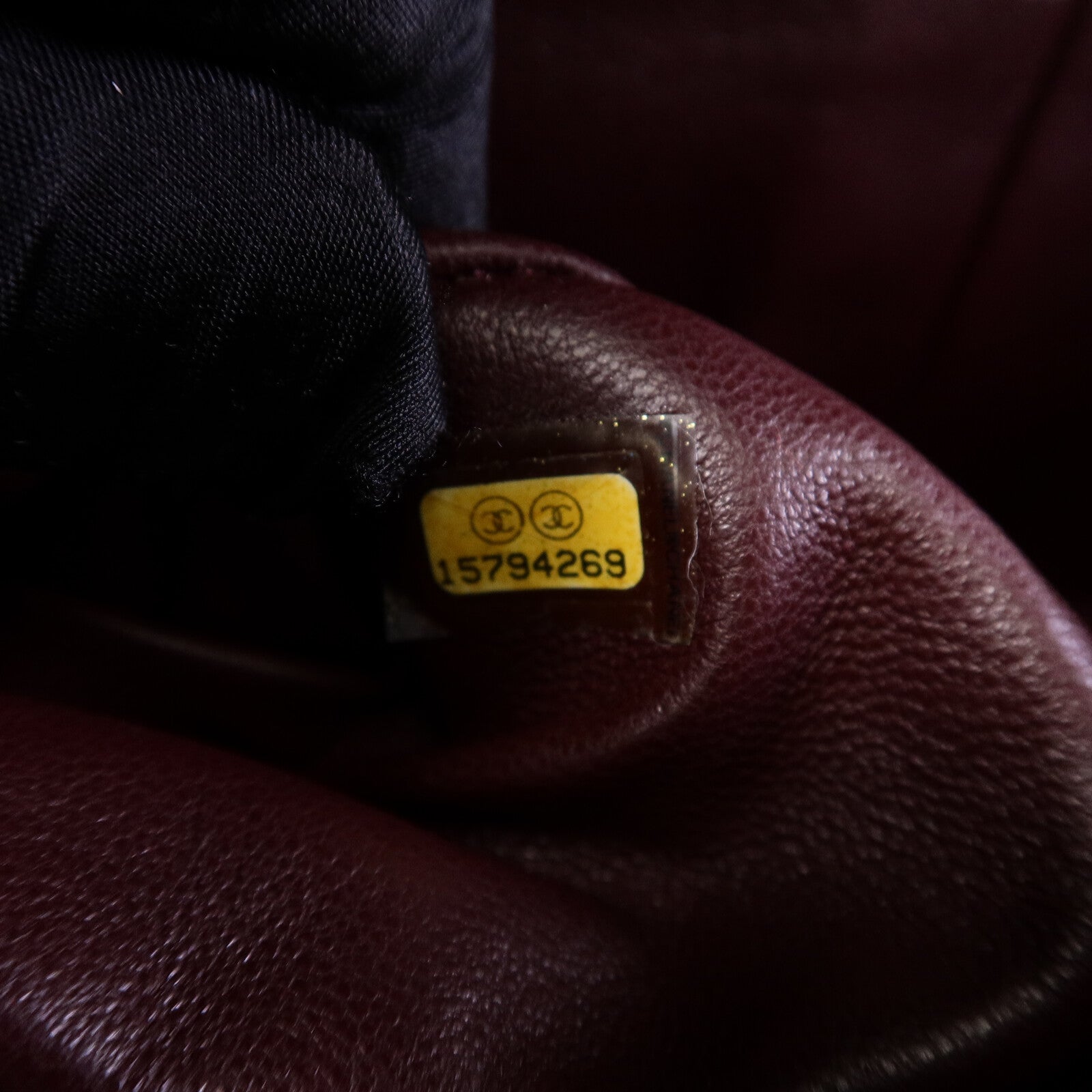 CHANEL 牛皮皮革Large Classic鏈帶肩背袋