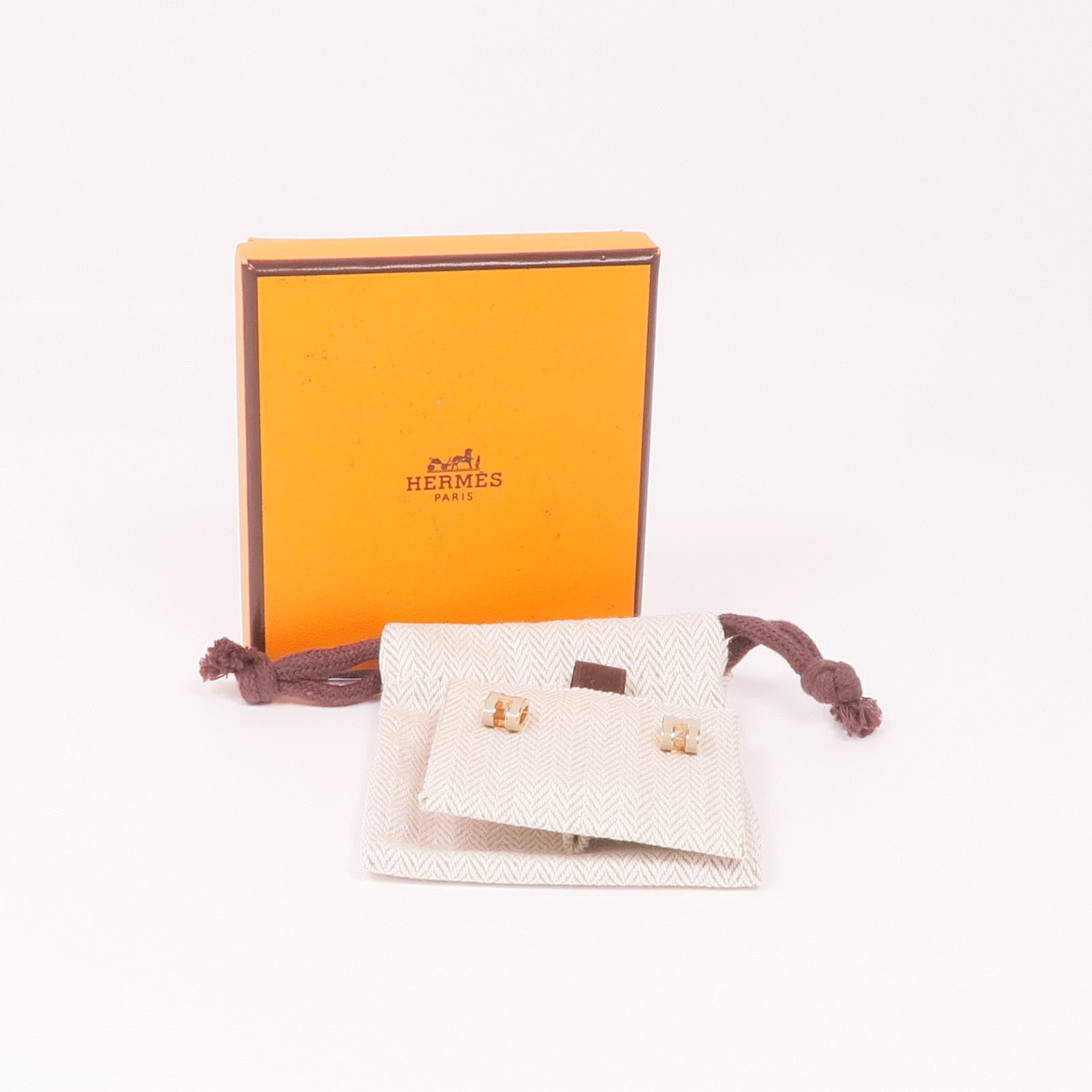HERMES 金屬Mini Pop H Earrings耳環