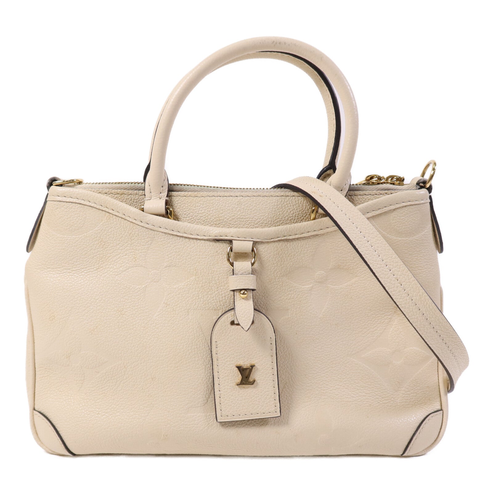 LOUIS VUITTON 【激減優惠】Monogram Empreinte Trianon PM金扣手挽肩背兩用袋
