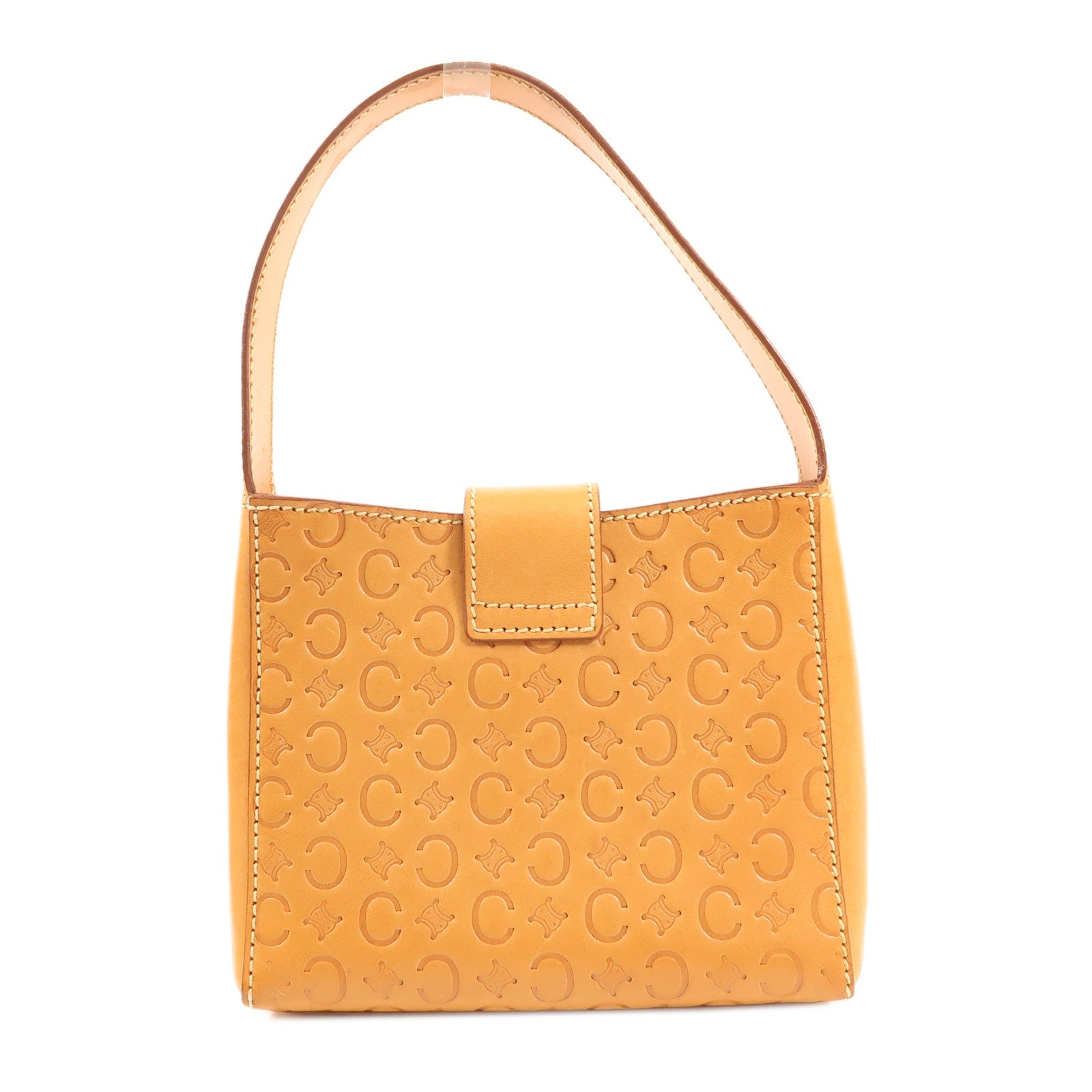 CELINE 牛皮皮革Hand Bag金扣手挽袋