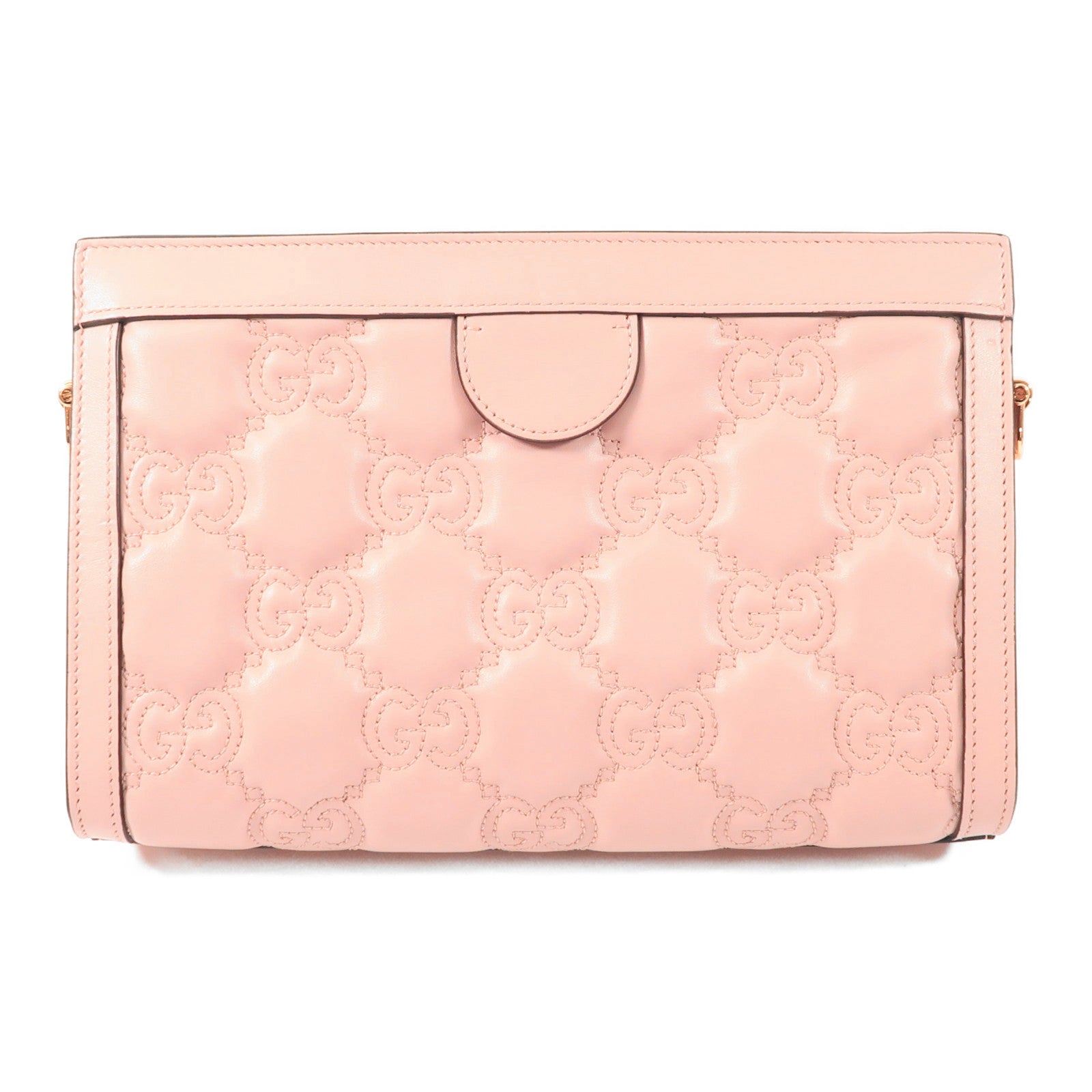 GUCCI 牛皮皮革GG Matelasse Small金扣肩背袋