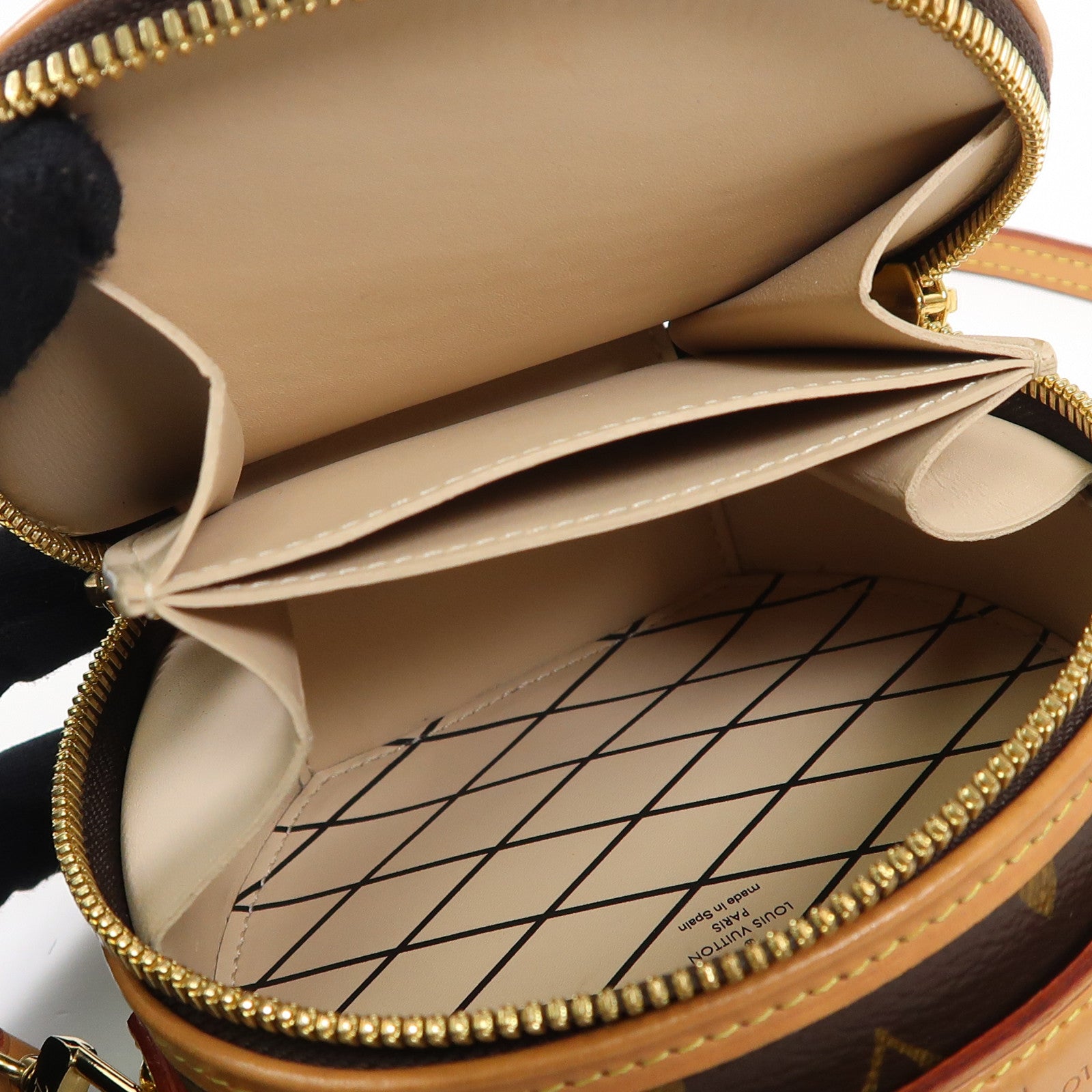 LOUIS VUITTON LV GHW Mini Boite Chapeau 2 Way Shoulder Bag M44699 Monogram Brown