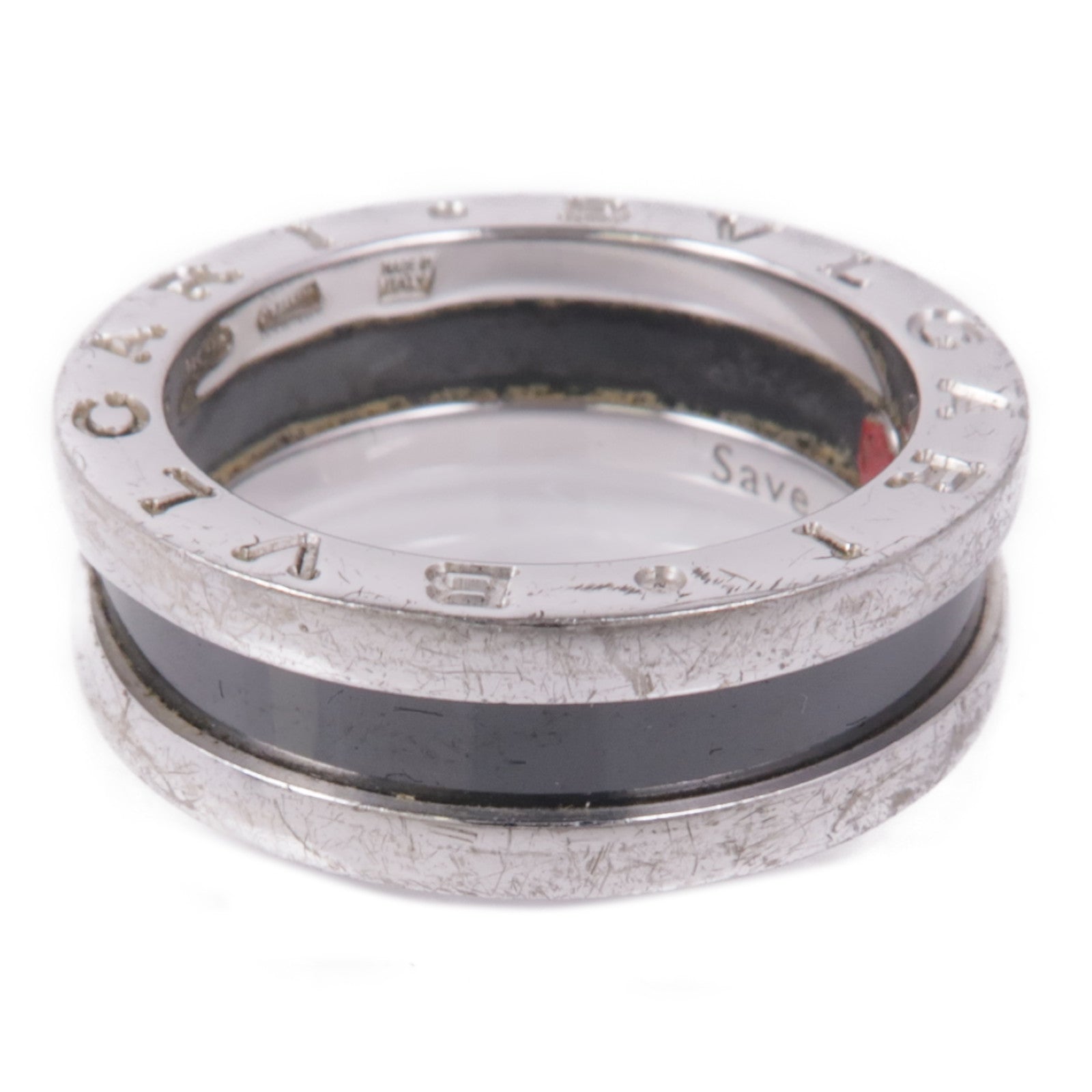 BVLGARI 【激減優惠】925純銀B-zero1 Save the Children Ring戒指BLV#52US#5.75