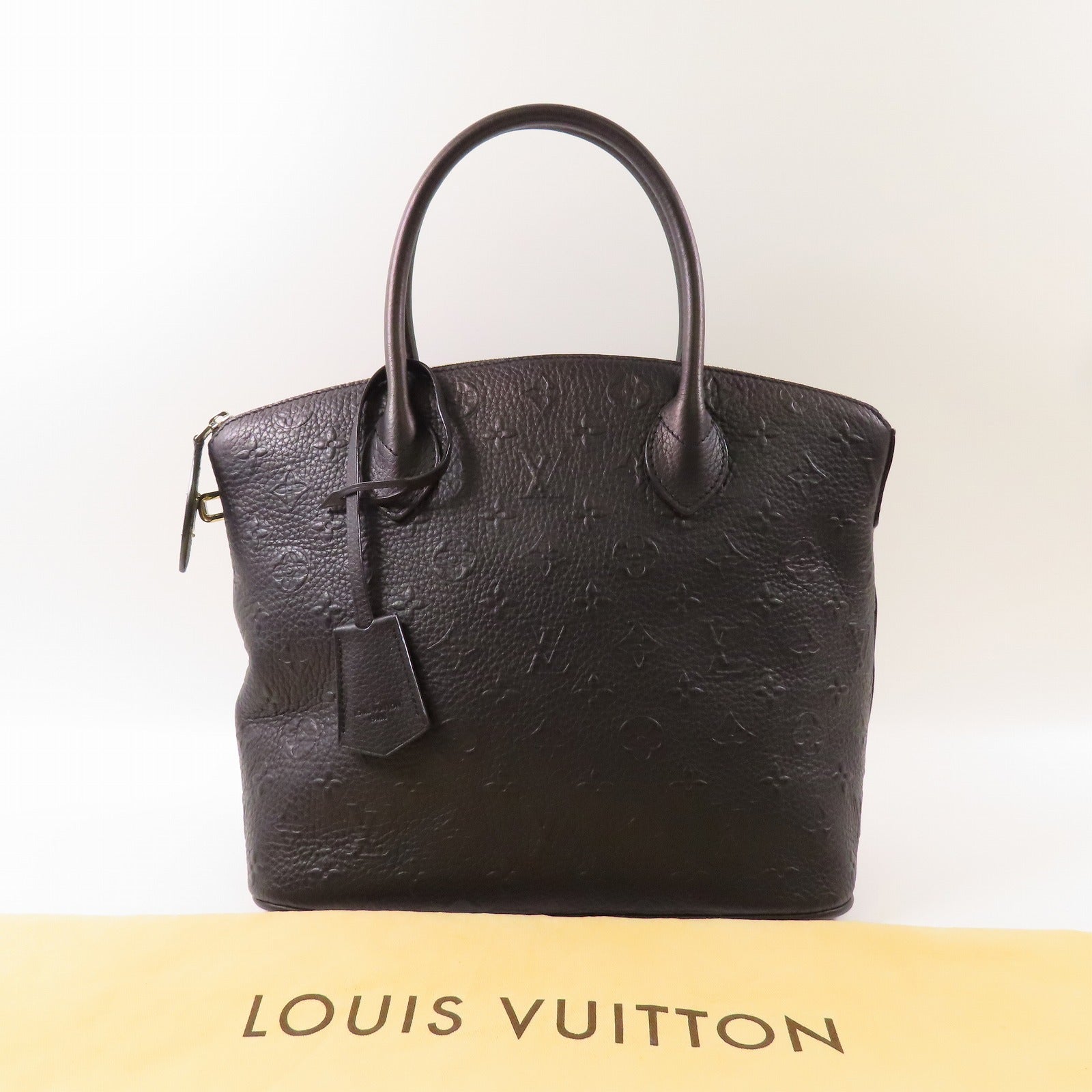 LOUIS VUITTON 【激減優惠】牛皮皮革Revelation Lockit銀扣手挽袋