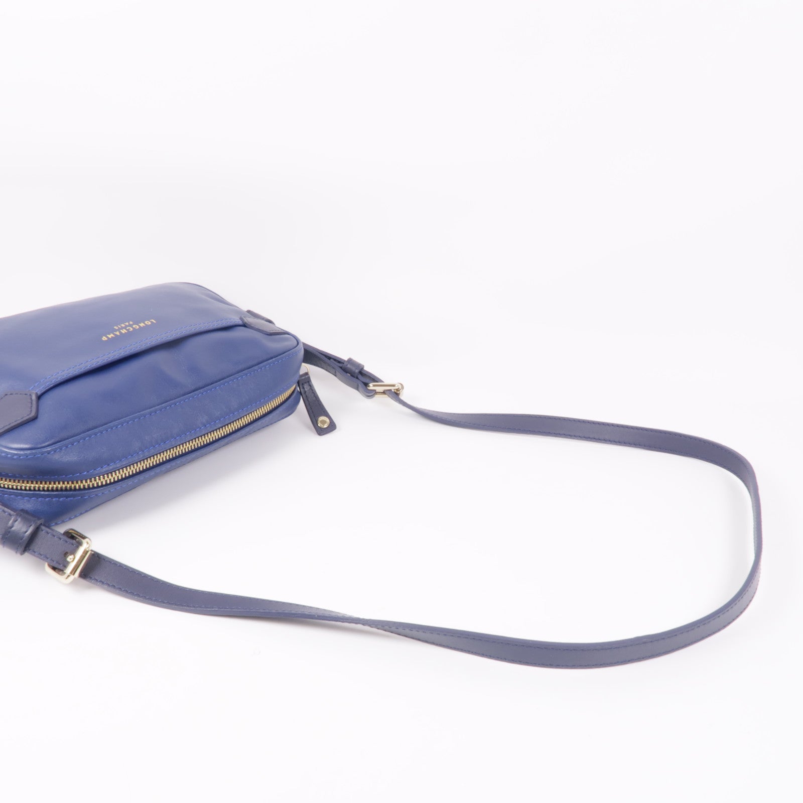 Longchamp 牛皮皮革Shoulder Bag金扣肩背袋