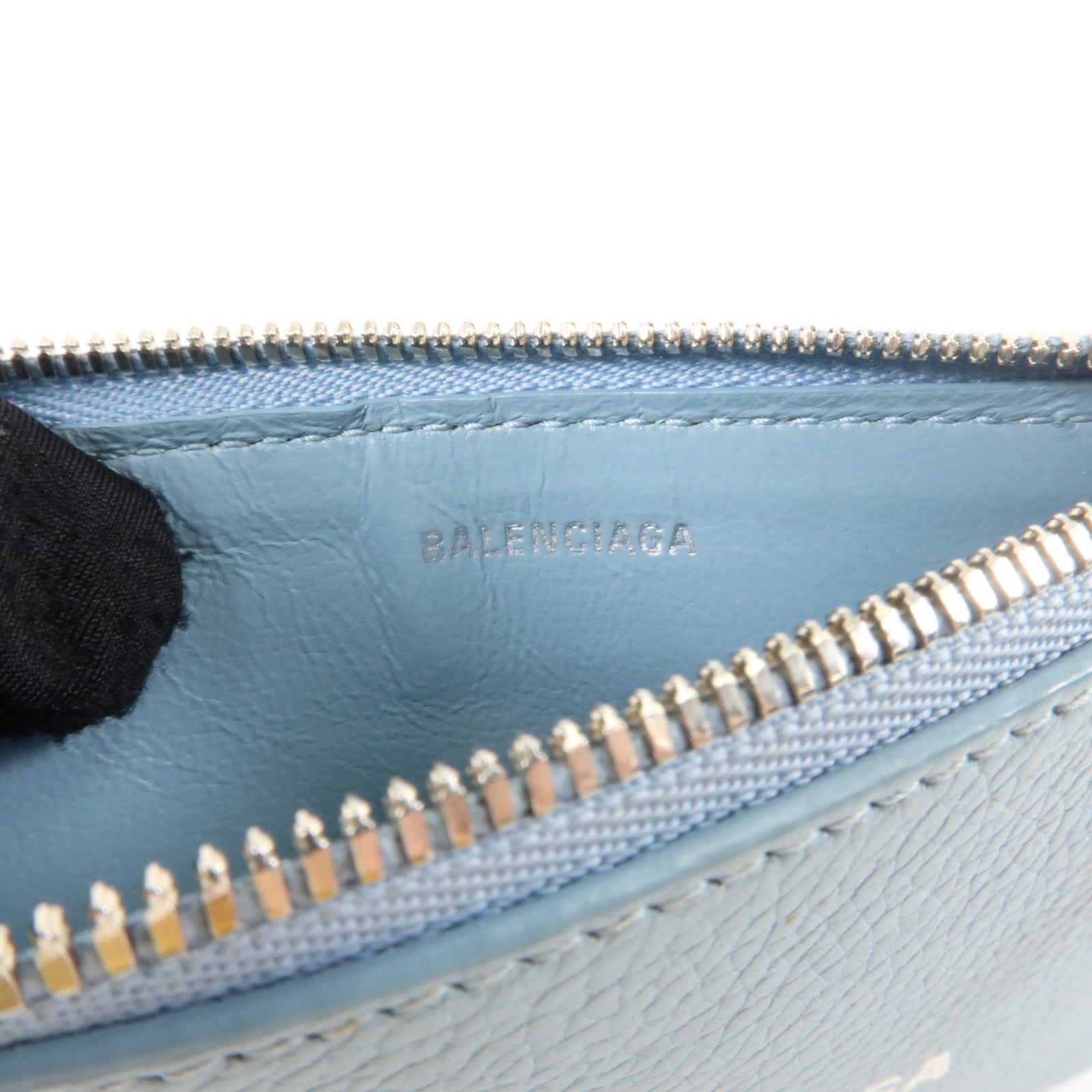 BALENCIAGA 牛皮皮革Coin and Card Holder銀扣零錢包/卡片套