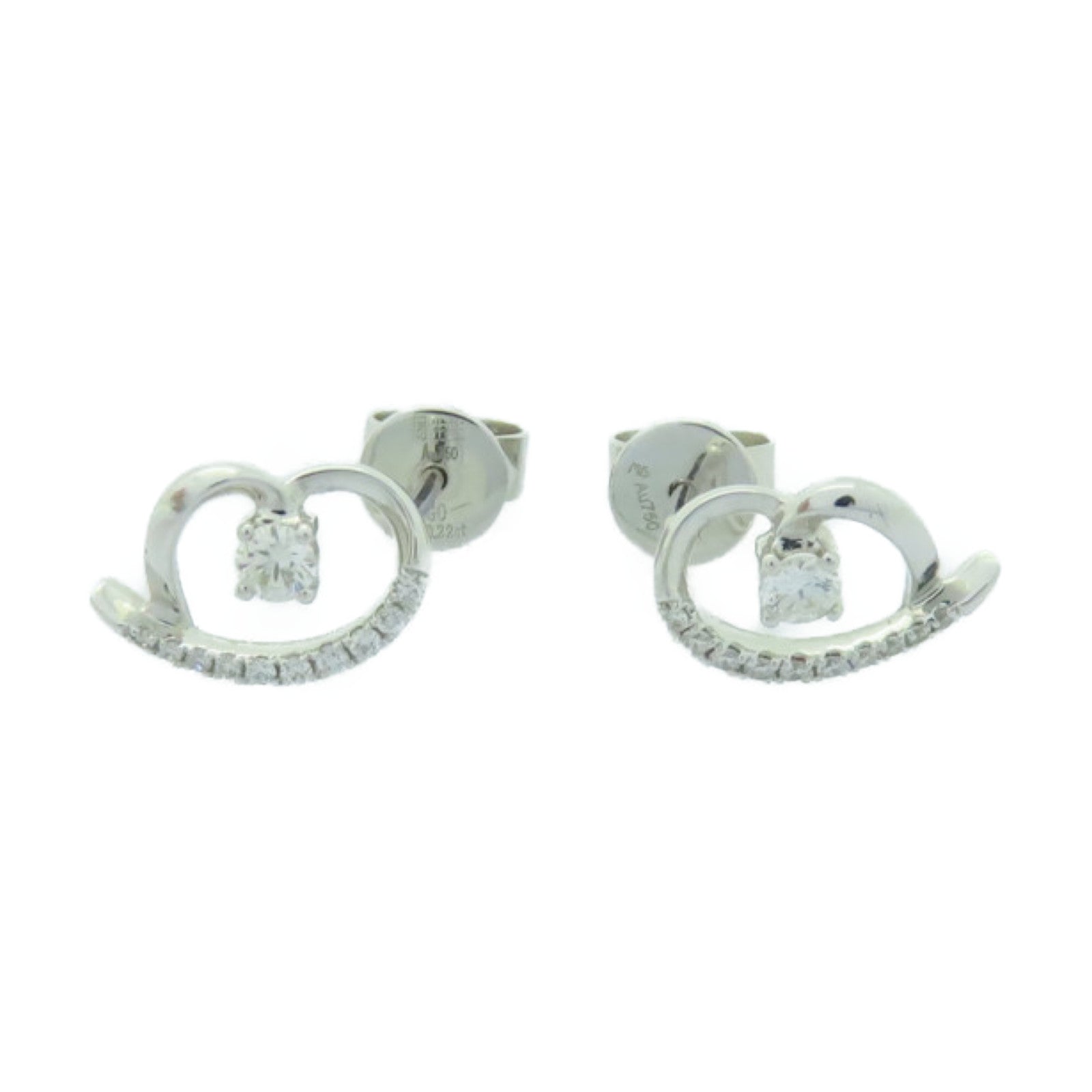 JEWELRY 【激減優惠】18K白金Diamond Earrings鑽石耳環