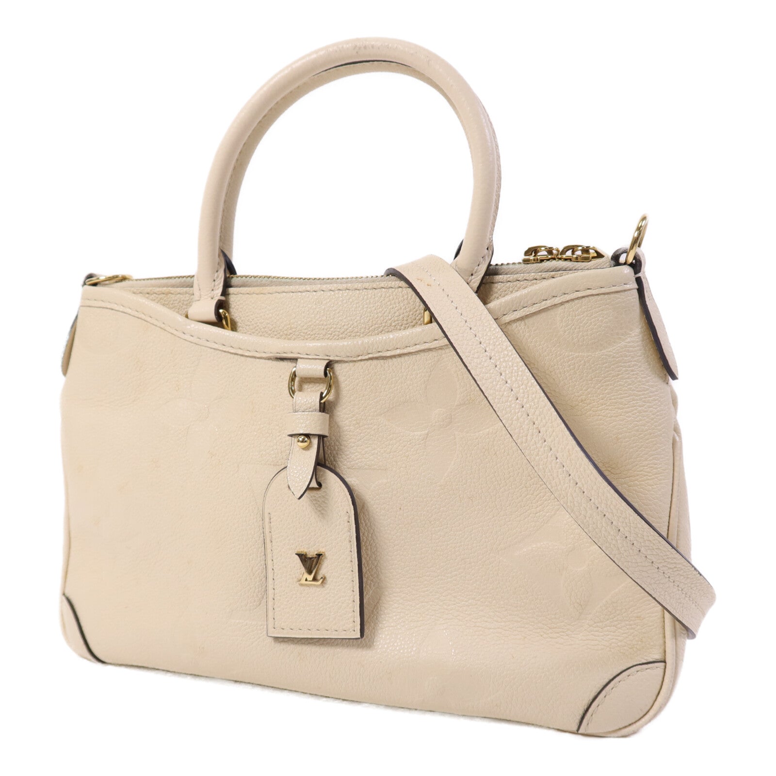 LOUIS VUITTON 【激減優惠】Monogram Empreinte Trianon PM金扣手挽肩背兩用袋
