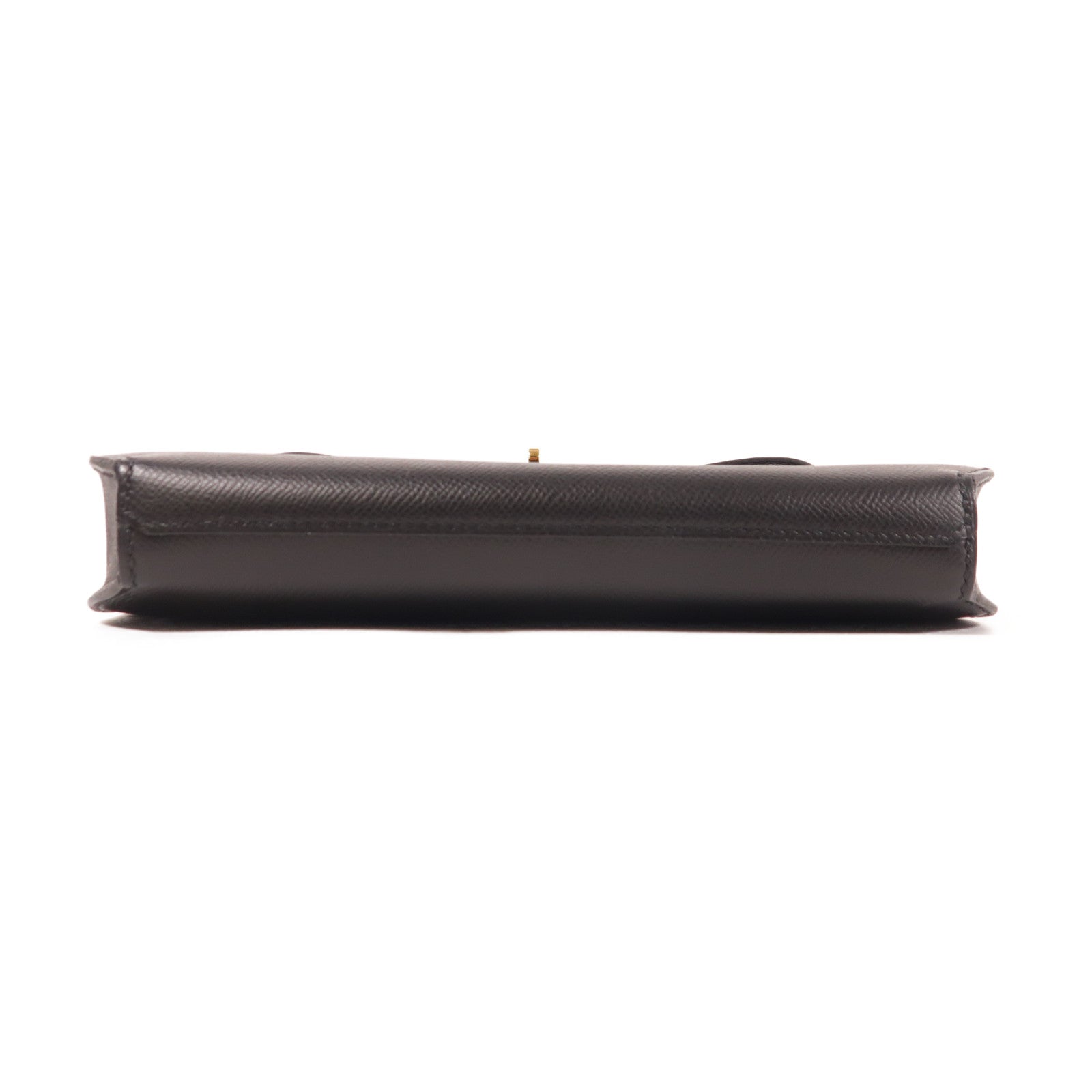 HERMES Epsom皮革Kelly Depeches 25金扣手拿包