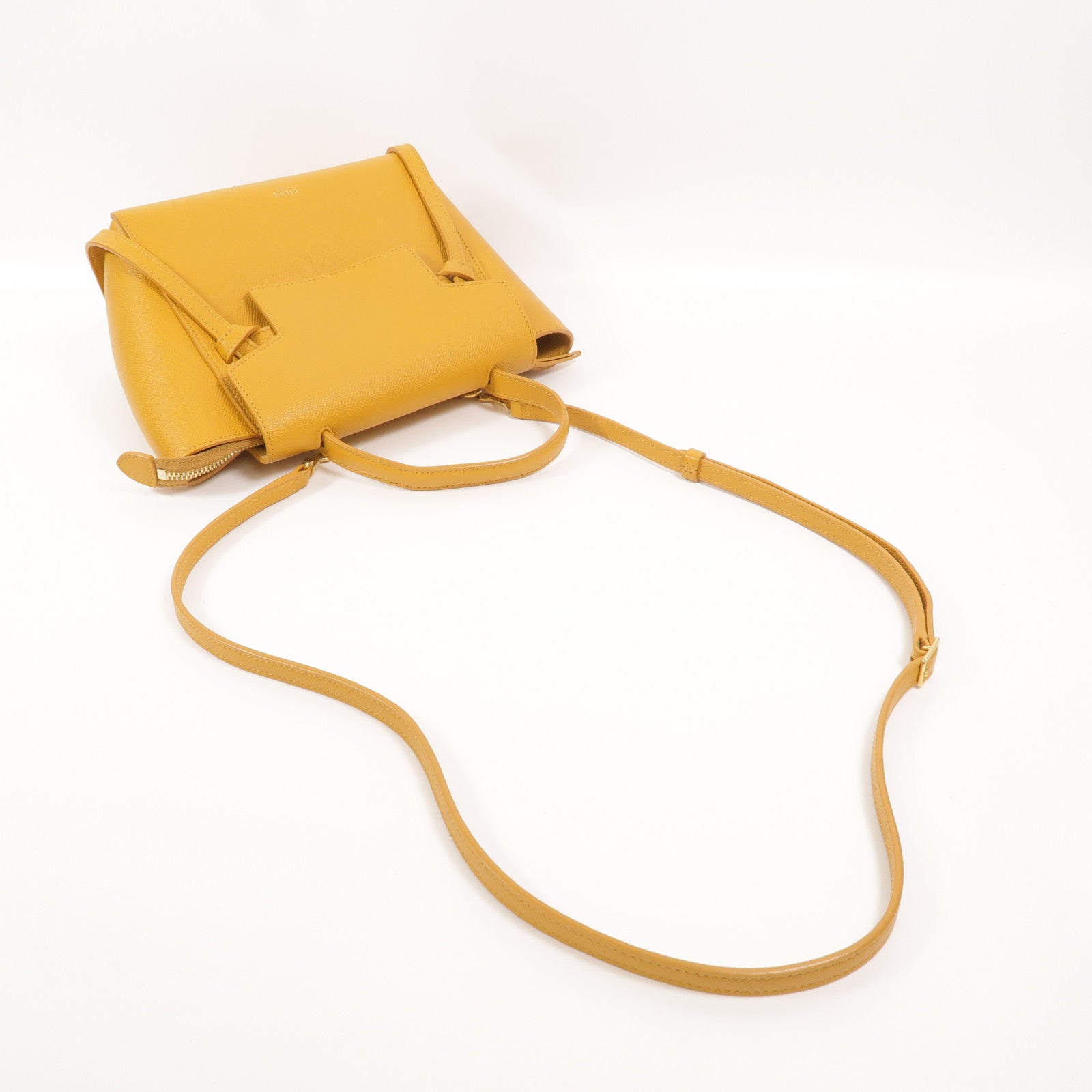 CELINE 牛皮皮革Micro Belt Bag手挽肩背兩用袋