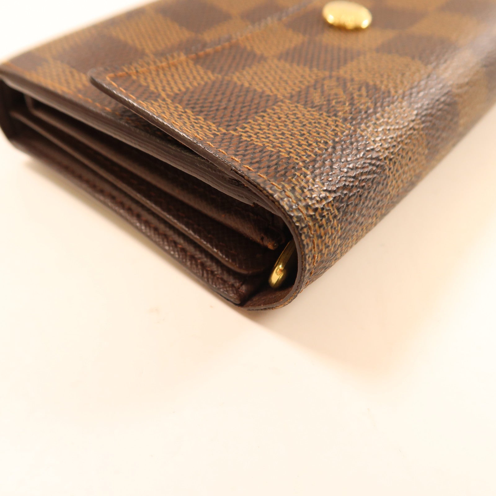 LOUIS VUITTON 【激減優惠】Damier Wallet金扣錢包