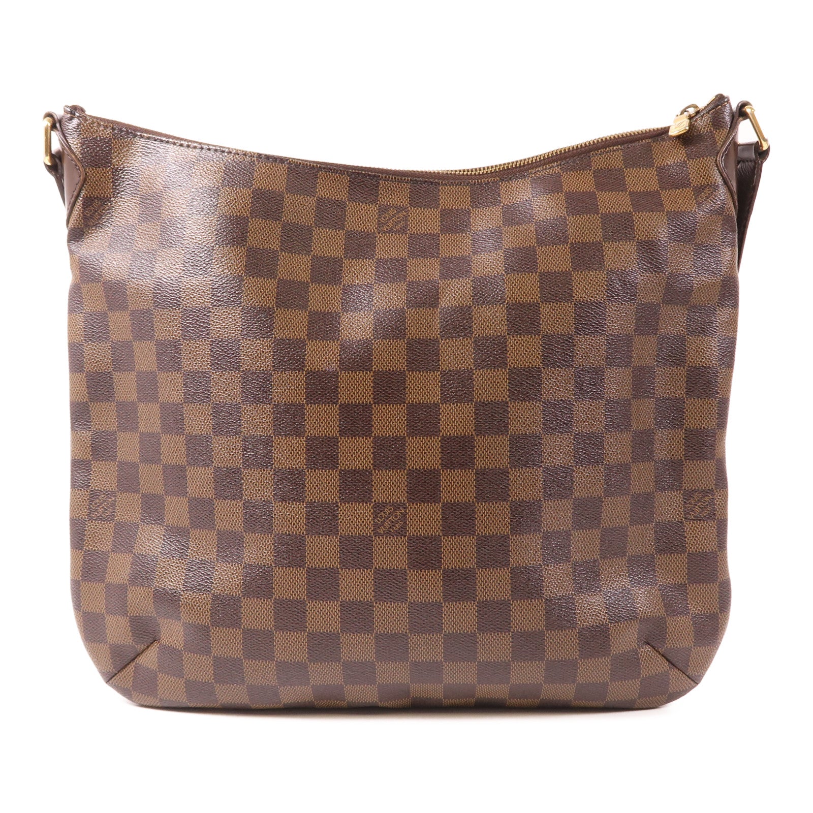 LOUIS VUITTON Damier Bloomsbury GM金扣肩背袋