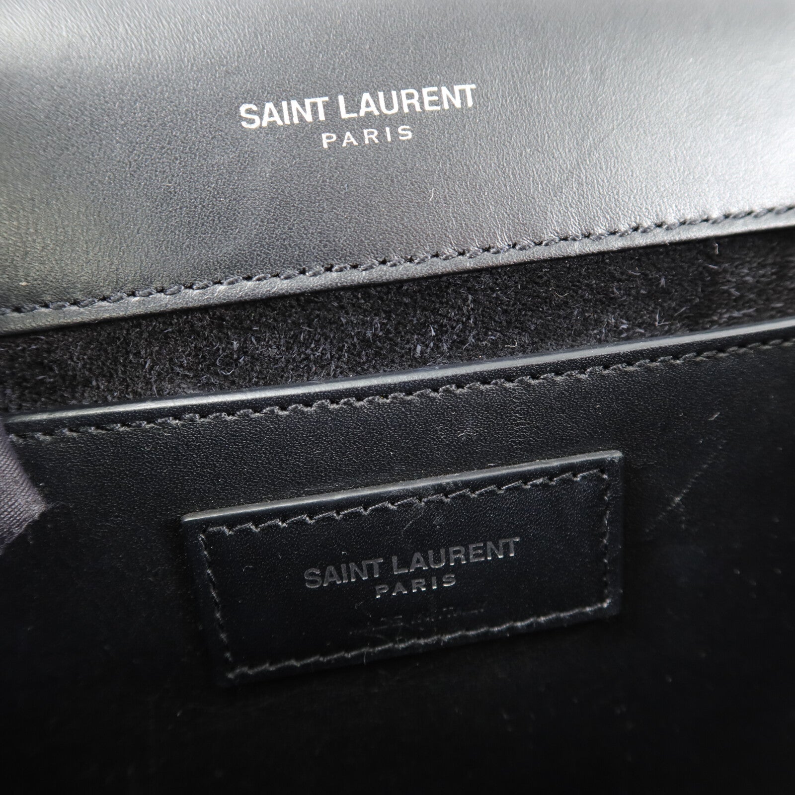 YVES SAINT LAURENT 牛皮皮革Kate Tassel鏈帶肩背袋