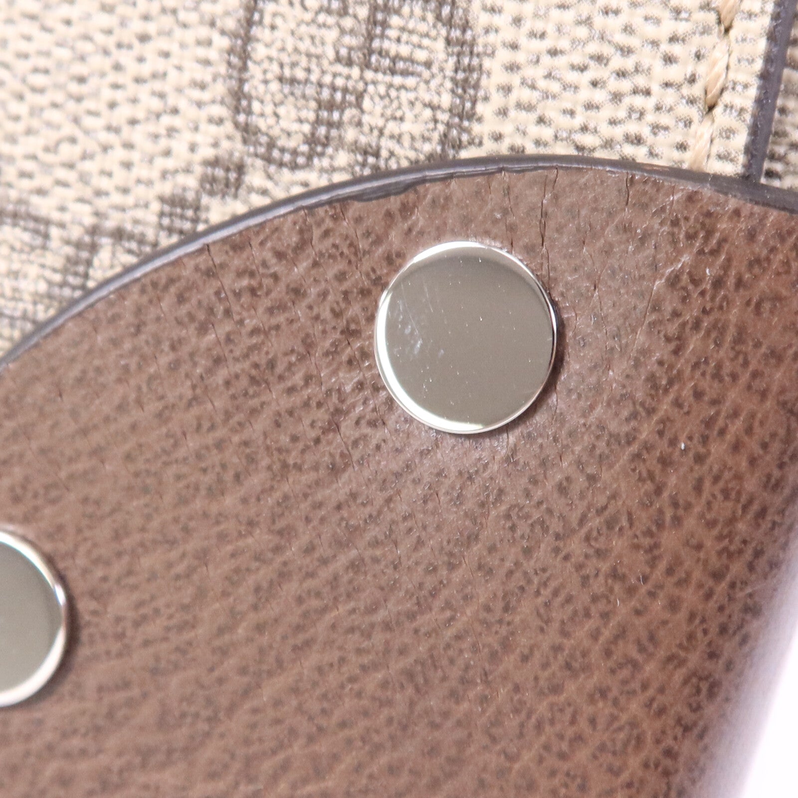 GUCCI 塗層帆布Hand Bag銀扣手挽袋