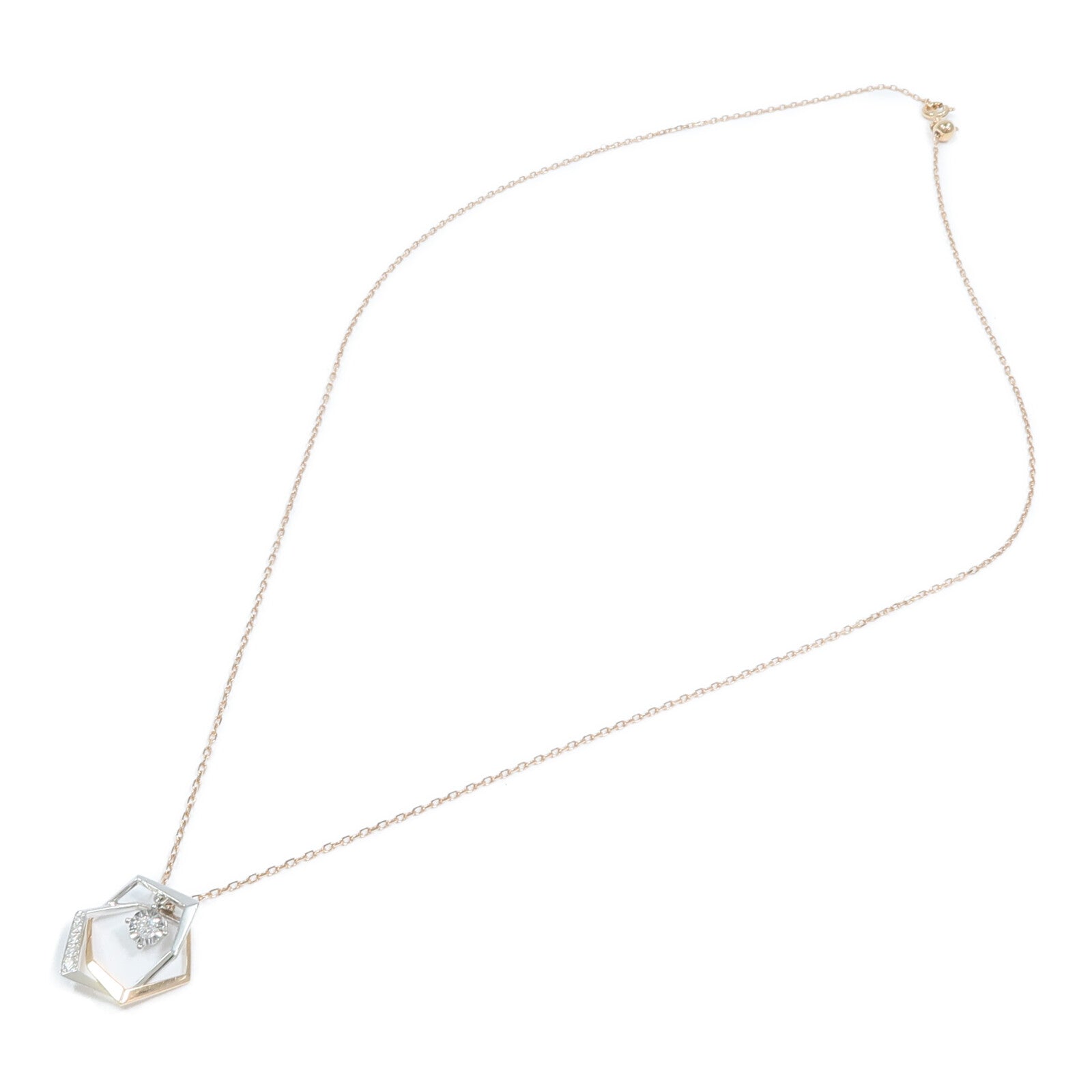 JEWELRY 18K玫瑰金/黃金/白金Diamond Necklace鑽石項鍊