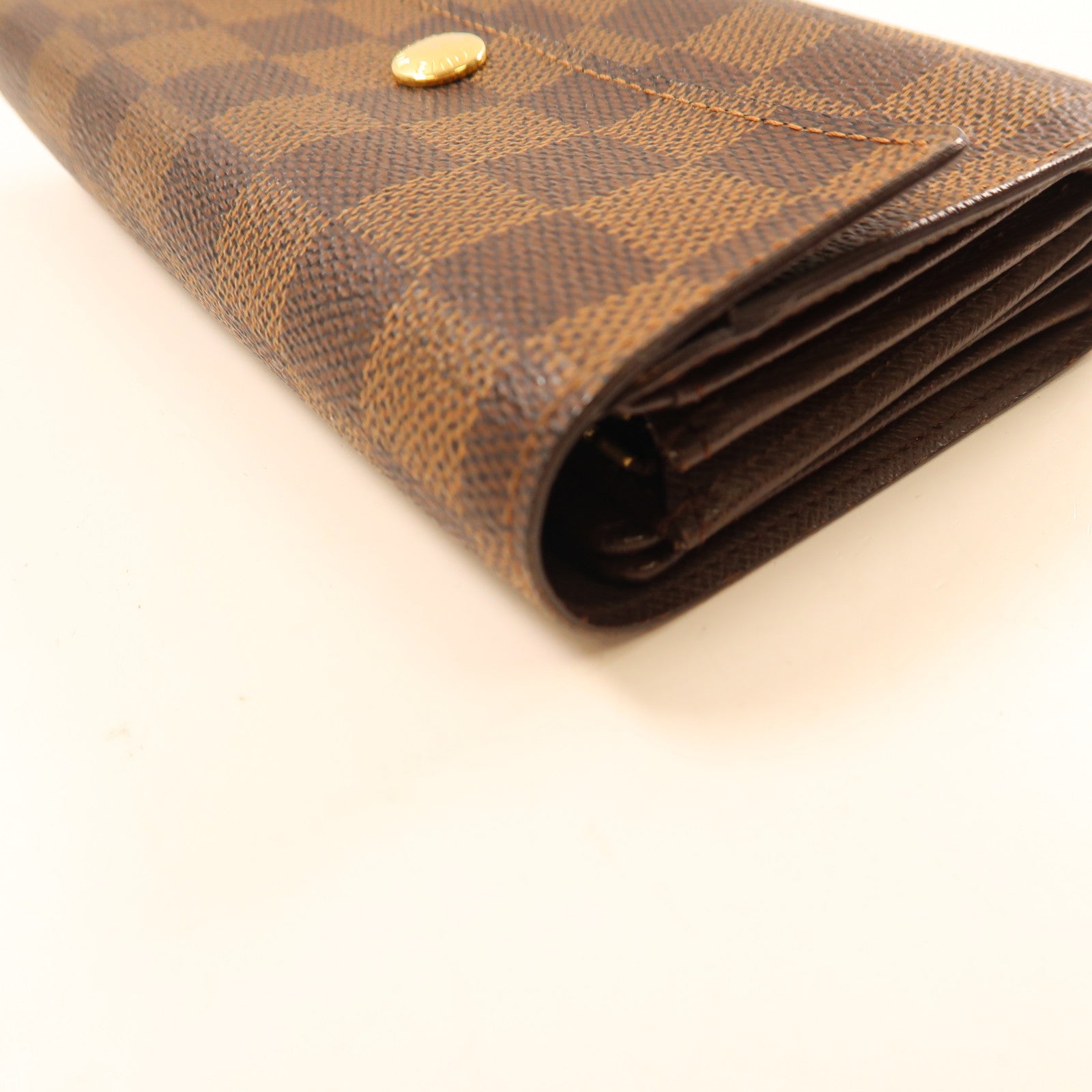 LOUIS VUITTON 【激減優惠】Damier Wallet金扣錢包