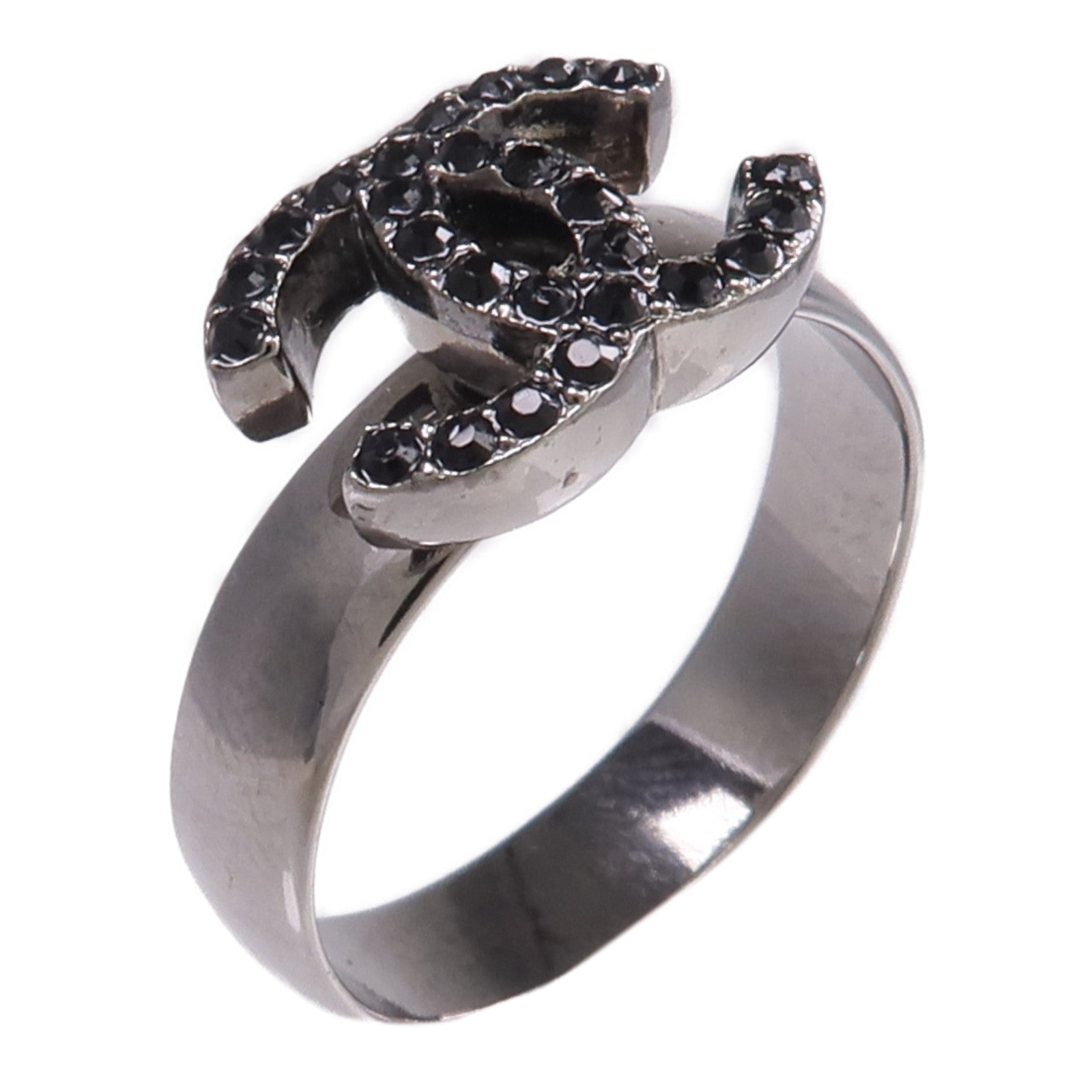 CHANEL 金屬Ring戒指US#7.5