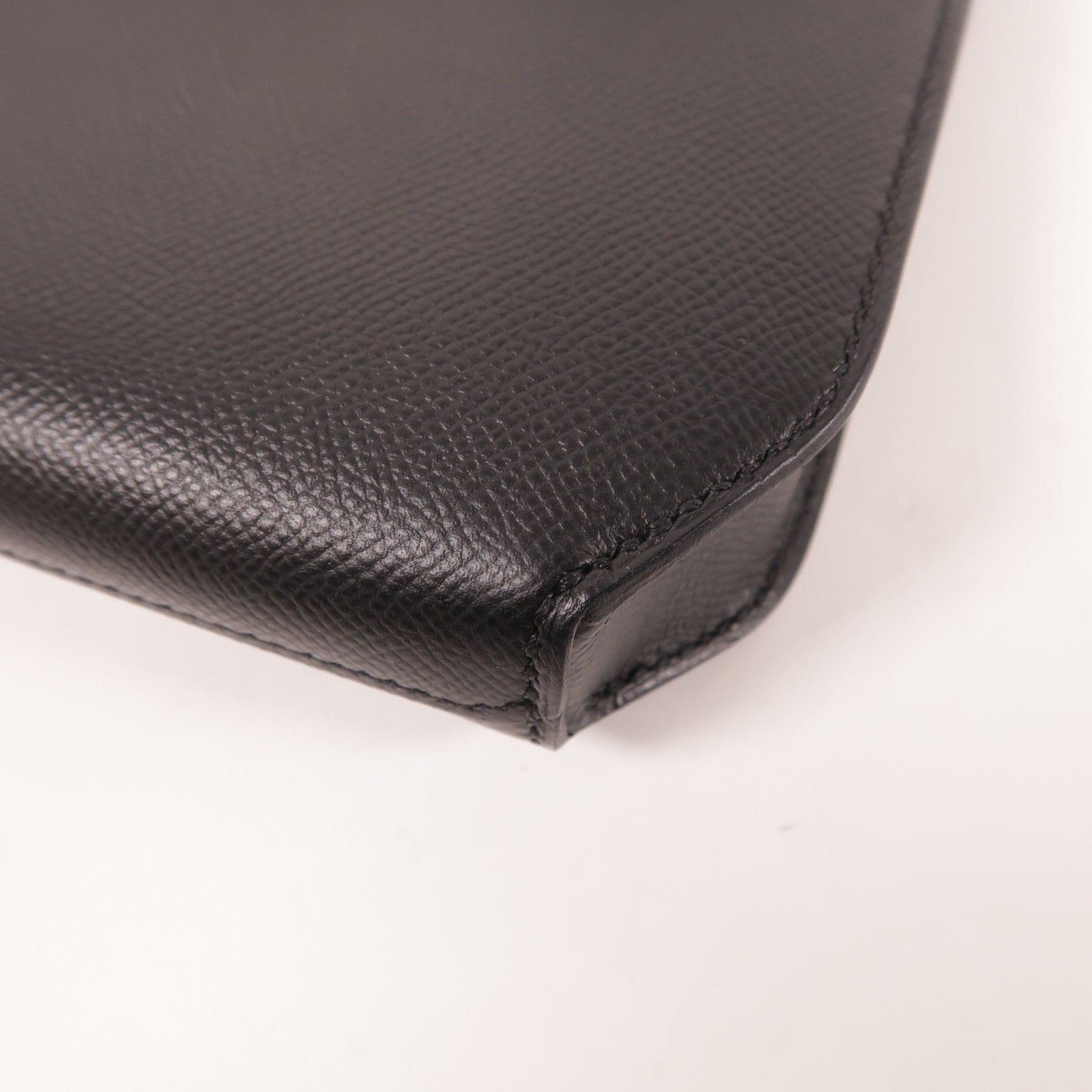 HERMES Epsom皮革Kelly Depeches 25金扣手拿包