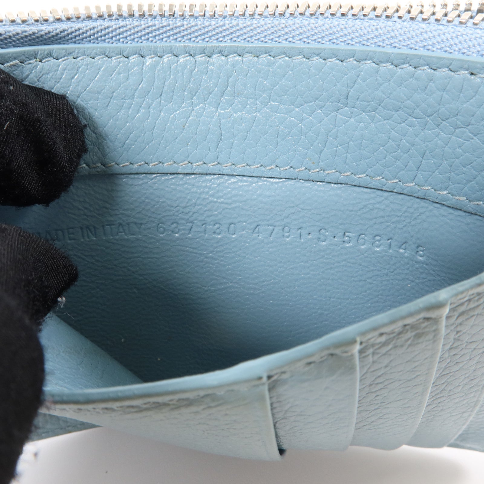 BALENCIAGA 牛皮皮革Coin and Card Holder銀扣零錢包/卡片套