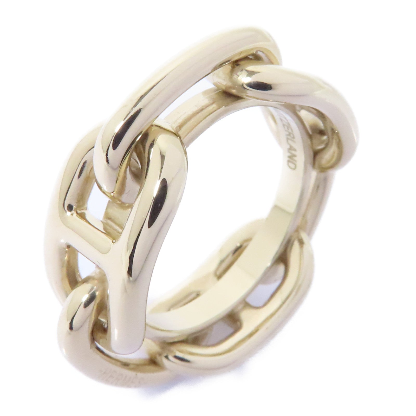 HERMES 金屬Scarf Ring圍巾環金色