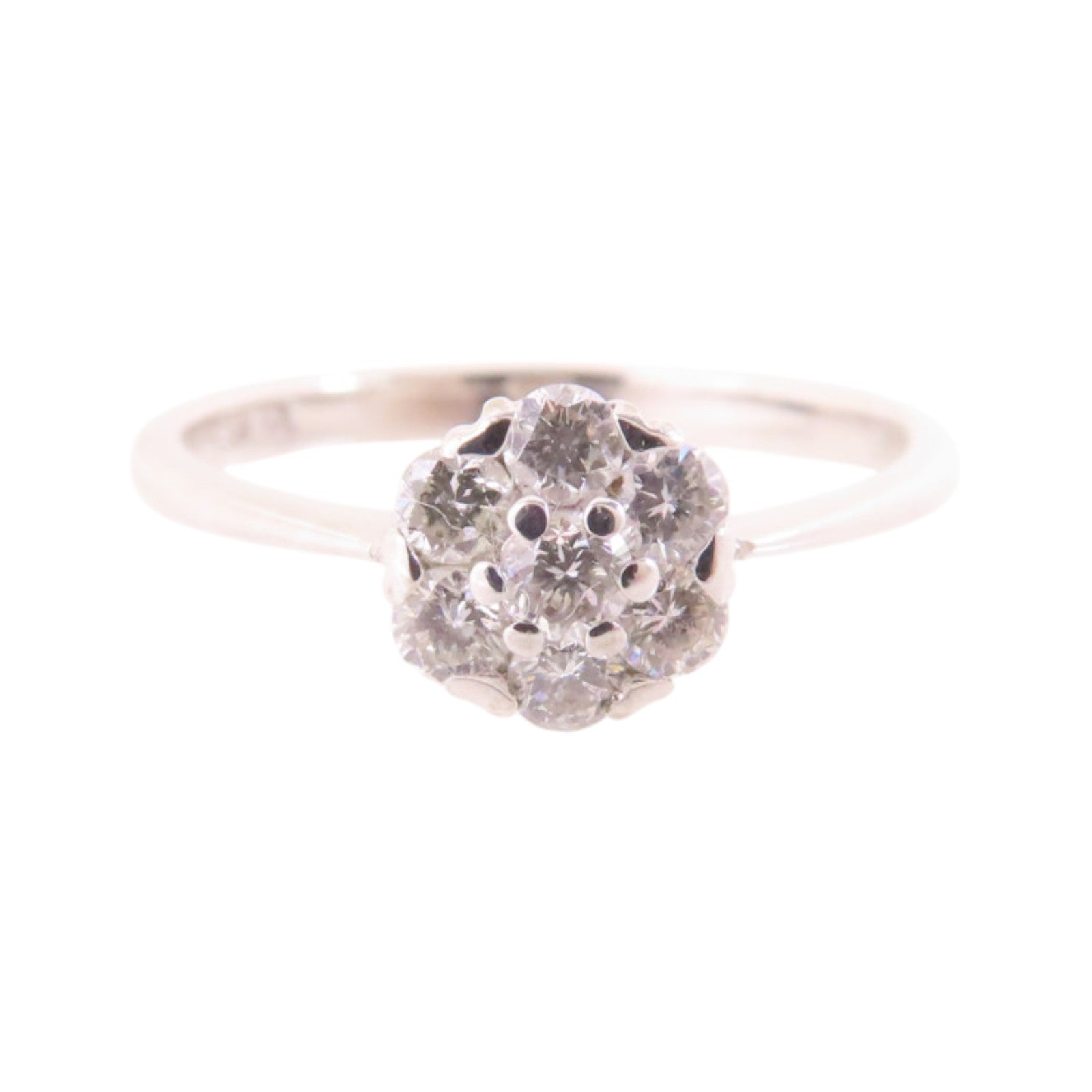 JEWELRY 【激減優惠】18K白金/鑽石Diamond Ring戒指US#5.25