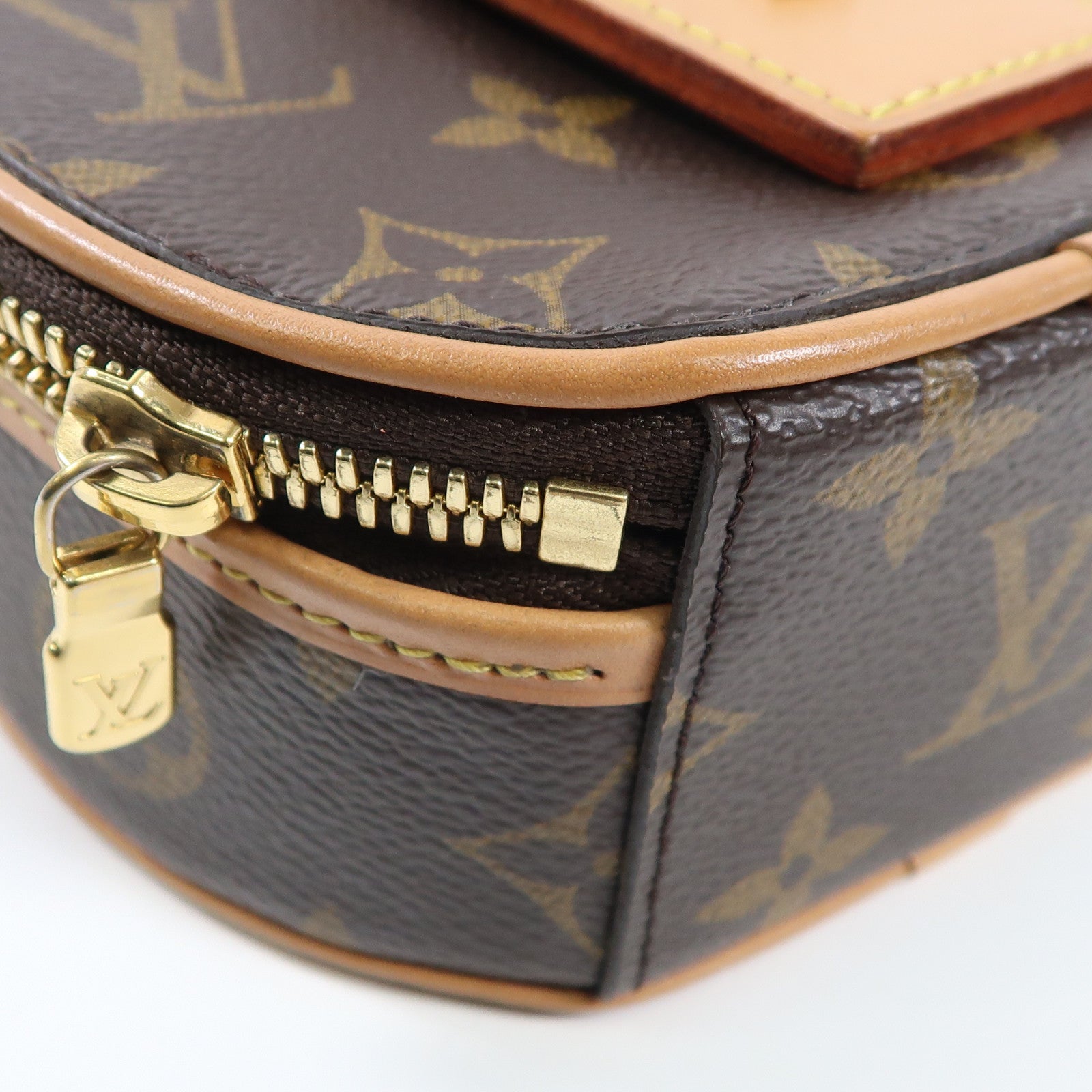 LOUIS VUITTON LV GHW Mini Boite Chapeau 2 Way Shoulder Bag M44699 Monogram Brown