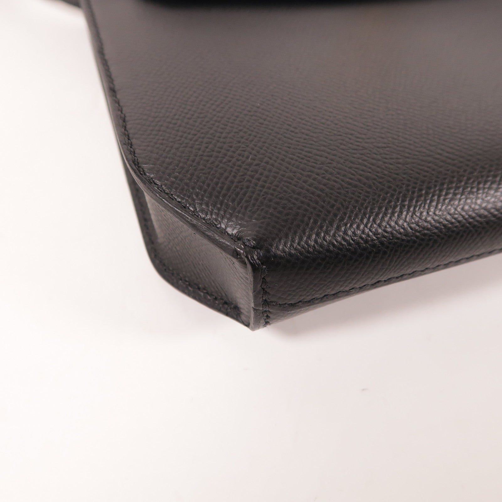 HERMES Epsom皮革Kelly Depeches 25金扣手拿包