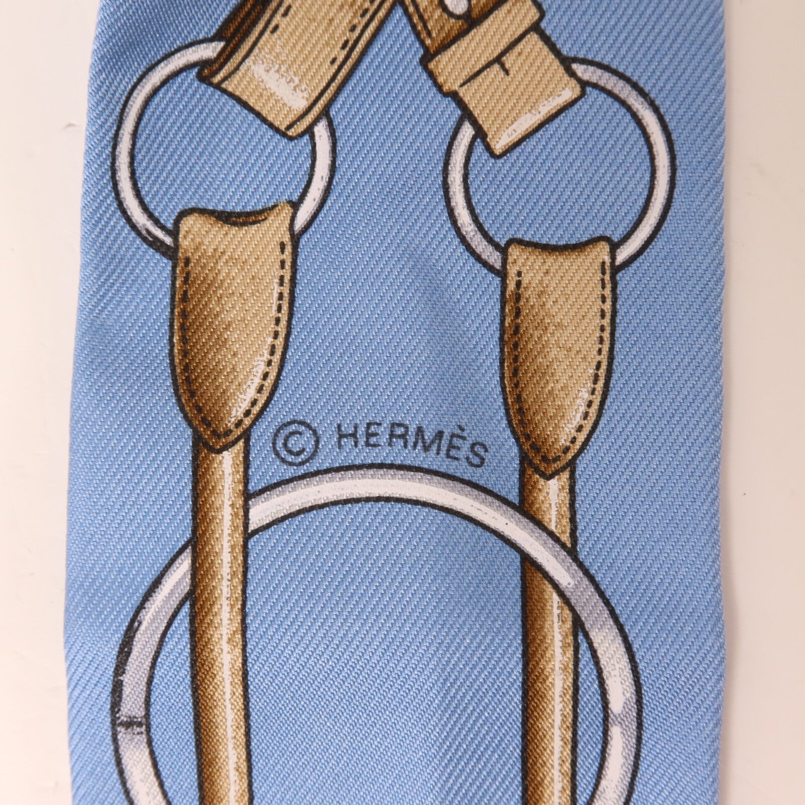 HERMES 絲質Twilly絲巾