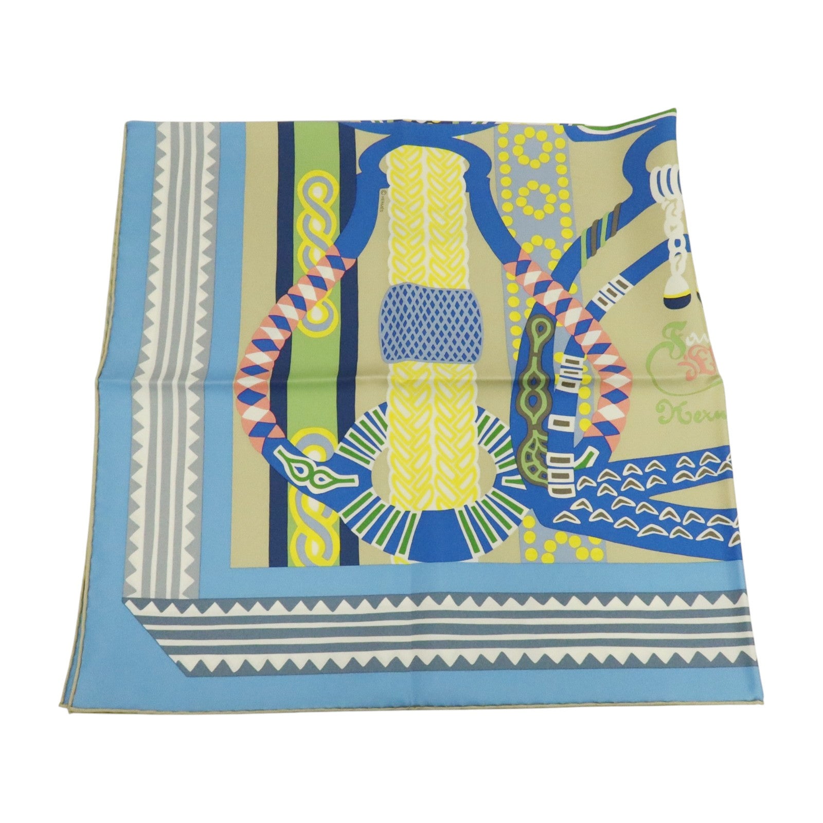 HERMES 絲質Scarf 90x90cm絲巾