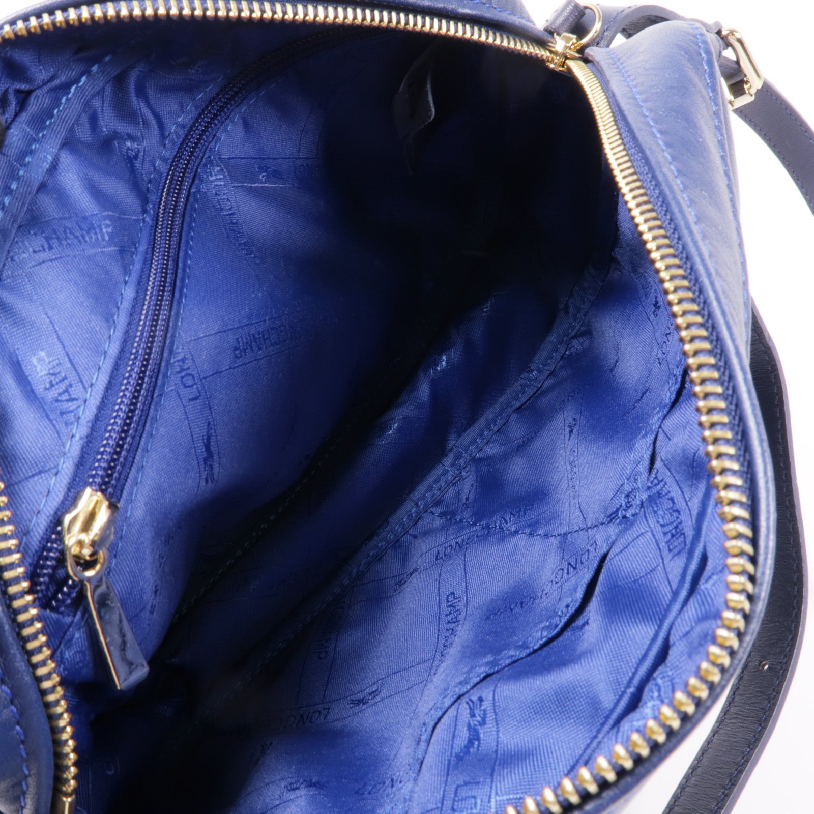 Longchamp 牛皮皮革Shoulder Bag金扣肩背袋