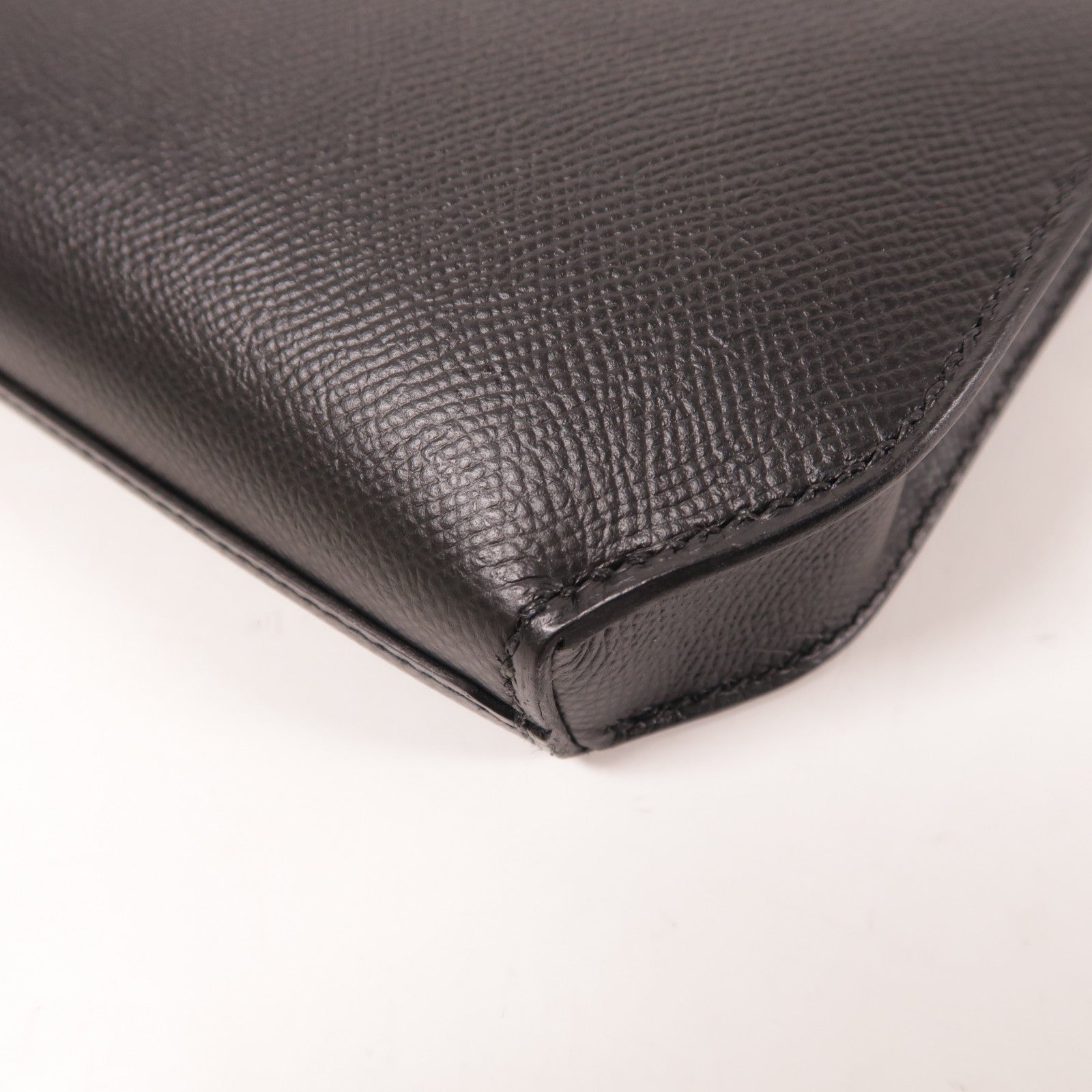 HERMES Epsom皮革Kelly Depeches 25金扣手拿包