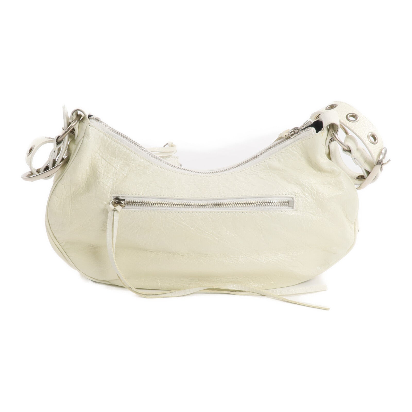 BALENCIAGA 牛皮皮革Le Cagole銀扣肩背袋
