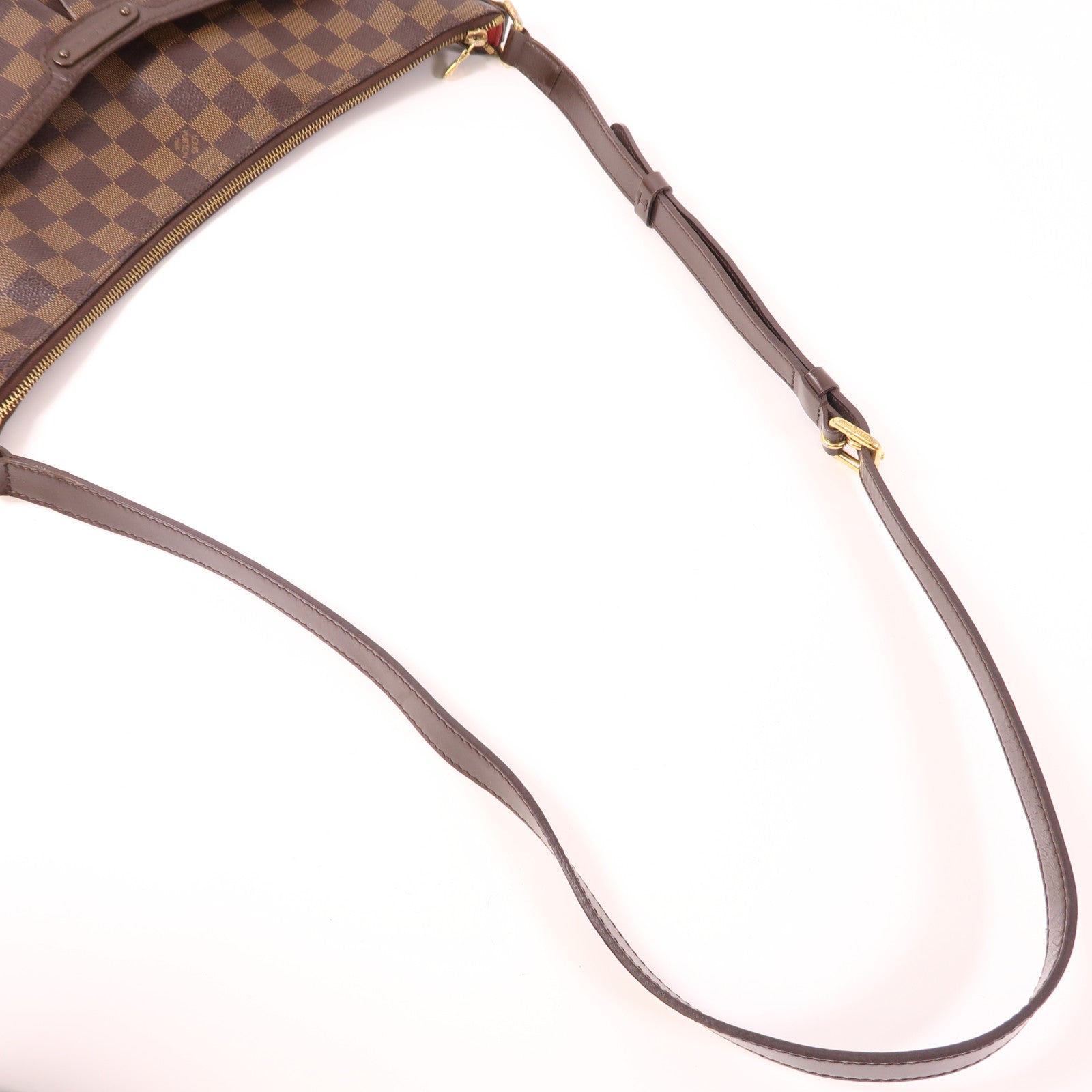 LOUIS VUITTON Damier Bloomsbury GM金扣肩背袋