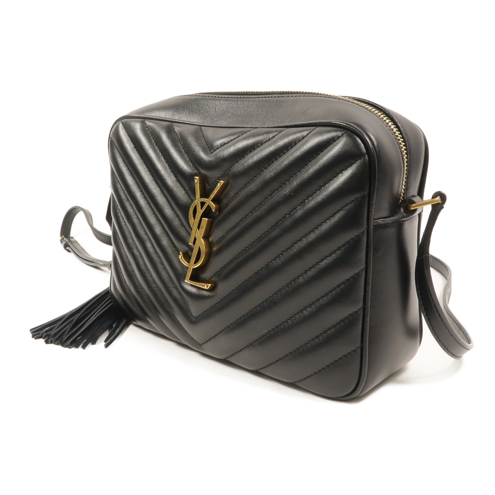 SAINT LAURENT 牛皮皮革Lou Camera Bag肩背袋