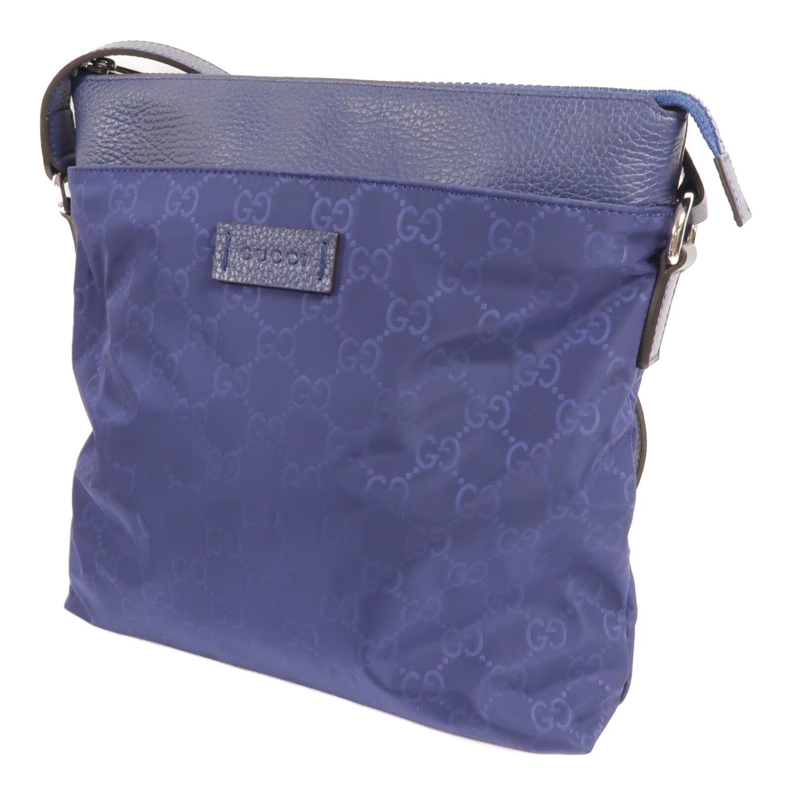 GUCCI 尼龍GG Nylon Flat Messenger Bag肩背袋